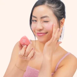 Stay Blushin! Lip and Cheek Cream Blush Keychain Flirty Flush Rouge