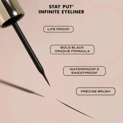 Online Stay Put Infinite Liner Black Vegan Eyeliner|Eyeliner