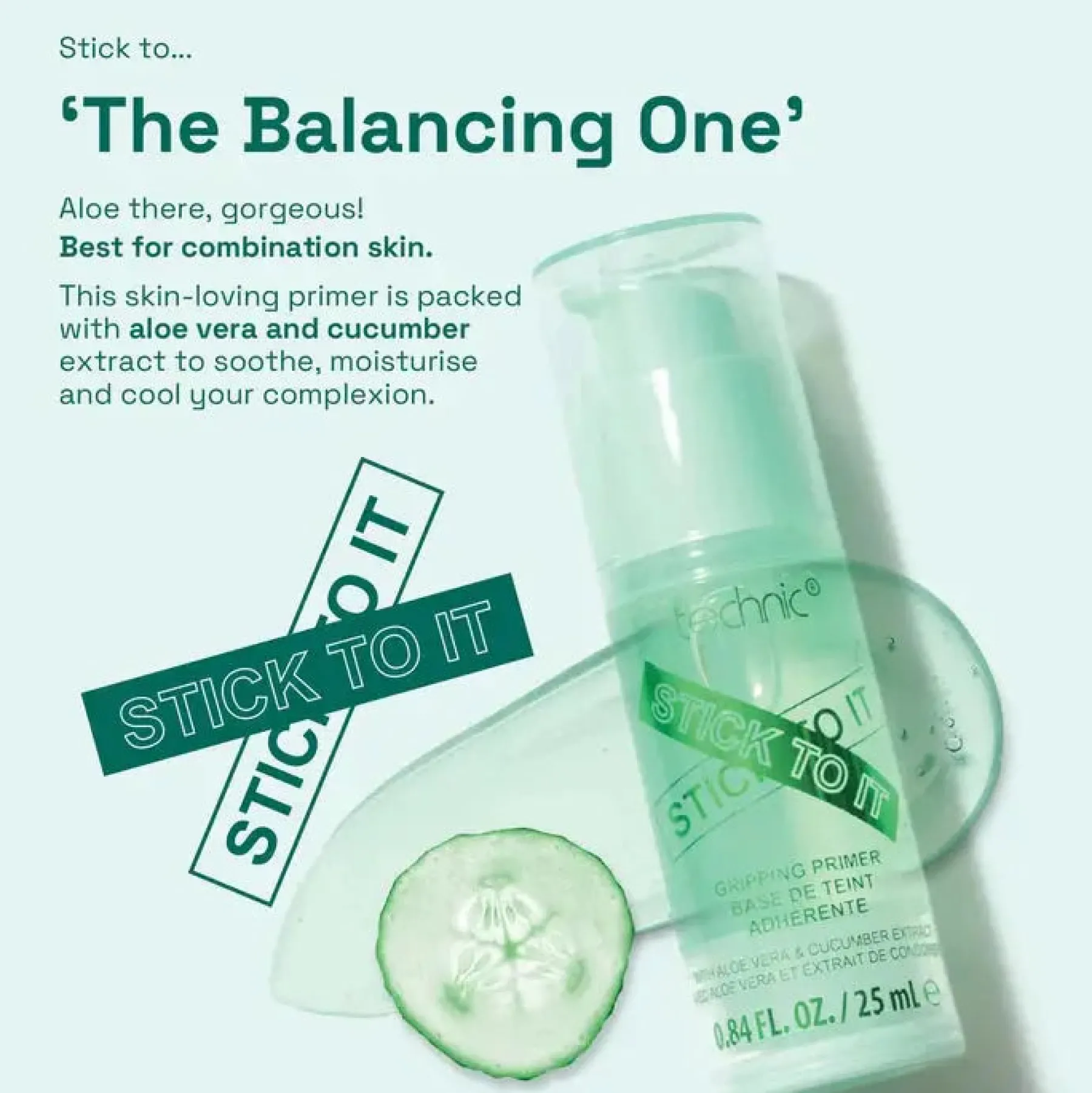 Outlet Stick To It Gripping Primer Green Make-Up Primer|Vegan Makeup Primer