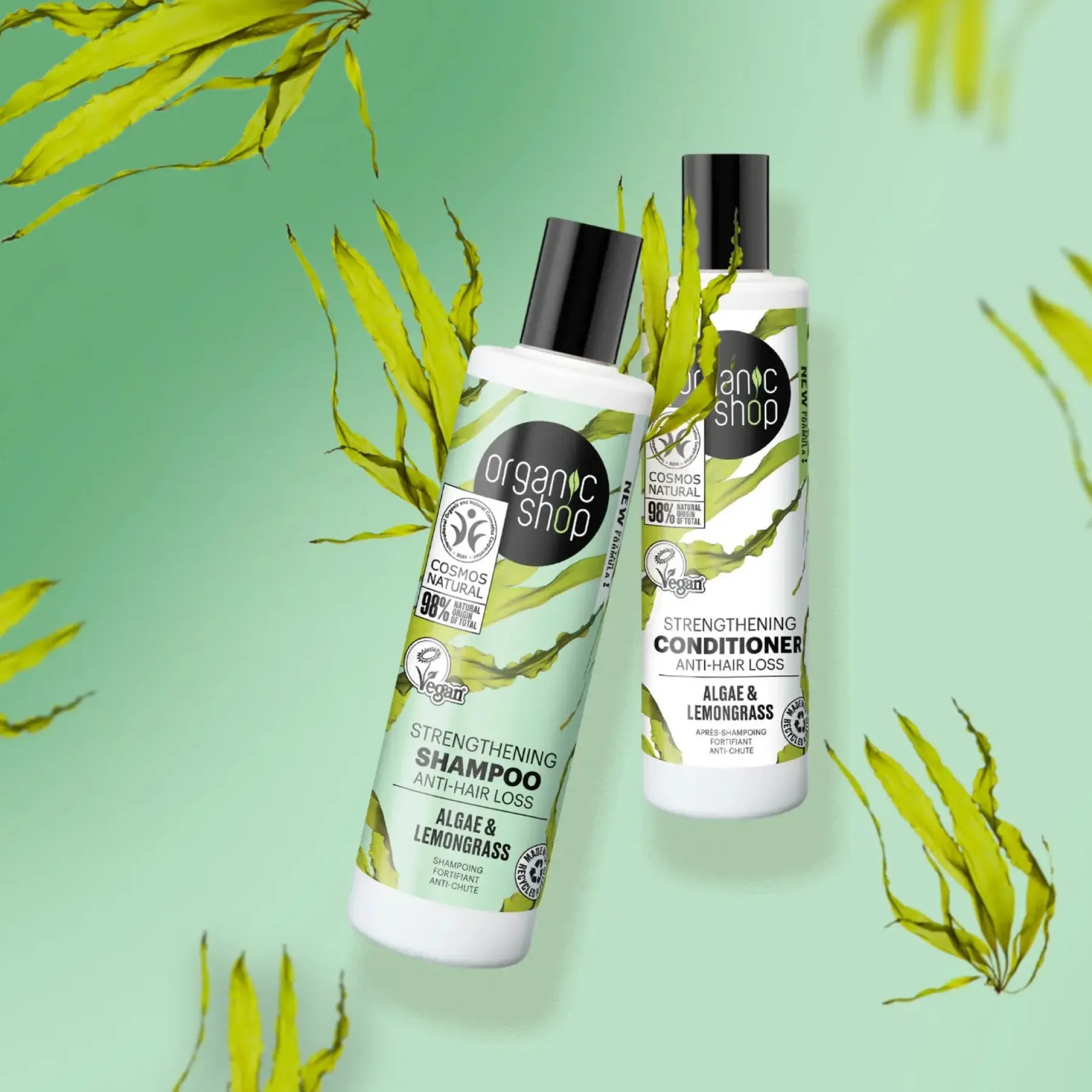 New Strengthening Conditioner Anti Hair Loss Algae and Lemongrass Haarprobleem|Vegane Haarpflege