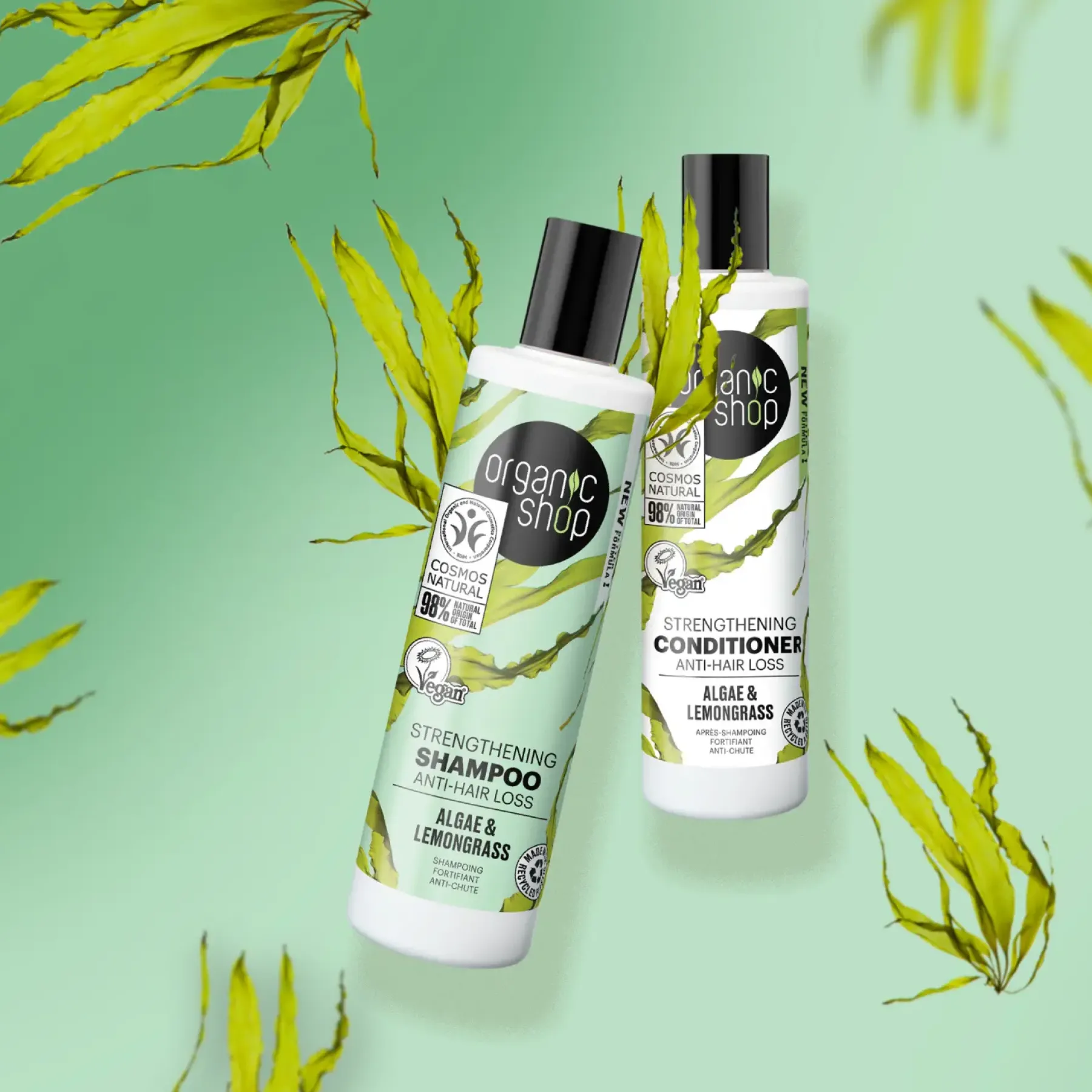 Outlet Strengthening Shampoo Anti Hair Loss Algae and Lemongrass Haarprobleem|Shampoo