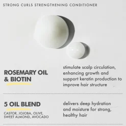Clearance Strong Curls Rosemary Oil Conditioner Hair Growth|11 Schritte Haarpflege Routine