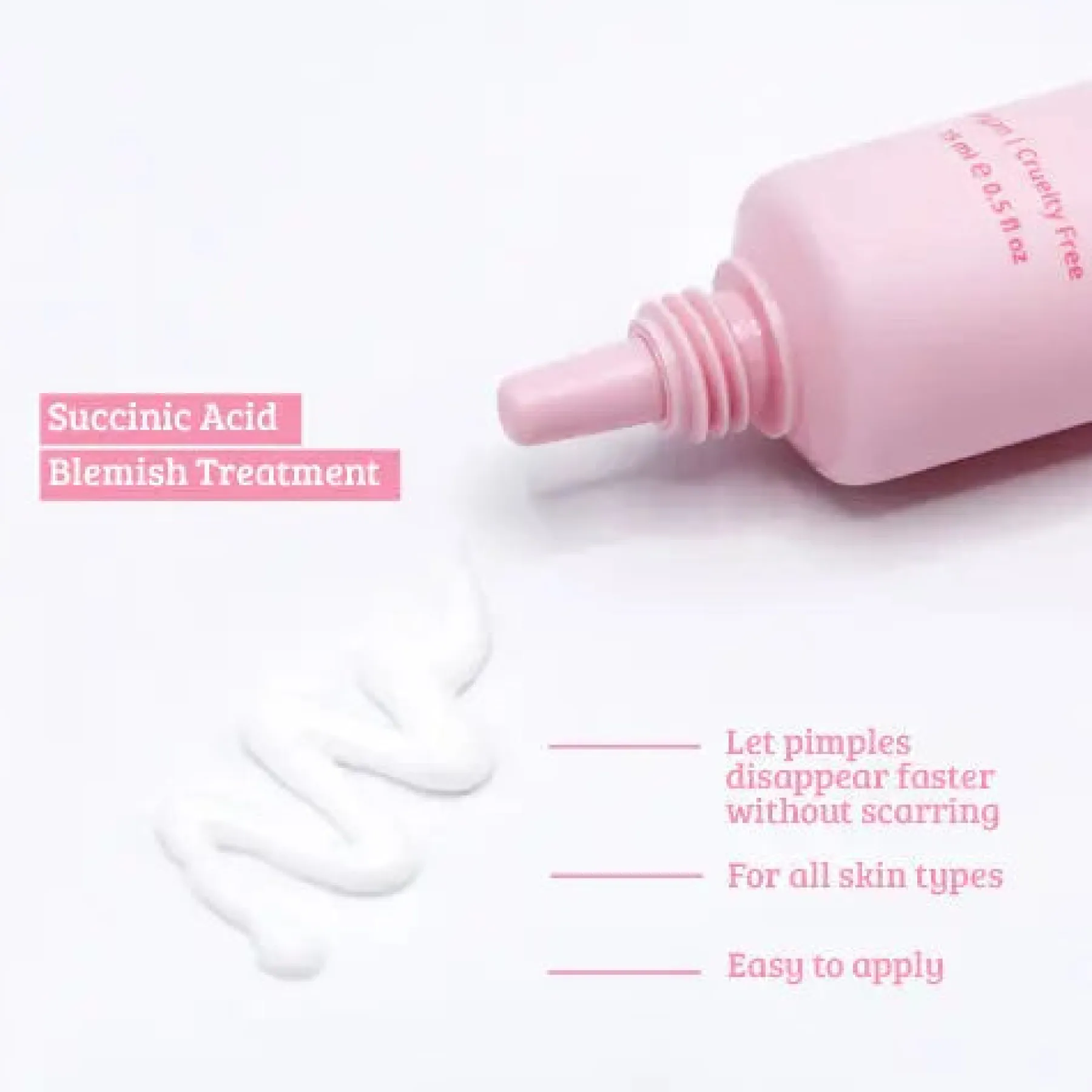 Succinic Acid Blemish Treatment Clean Beauty|Hauptzutat