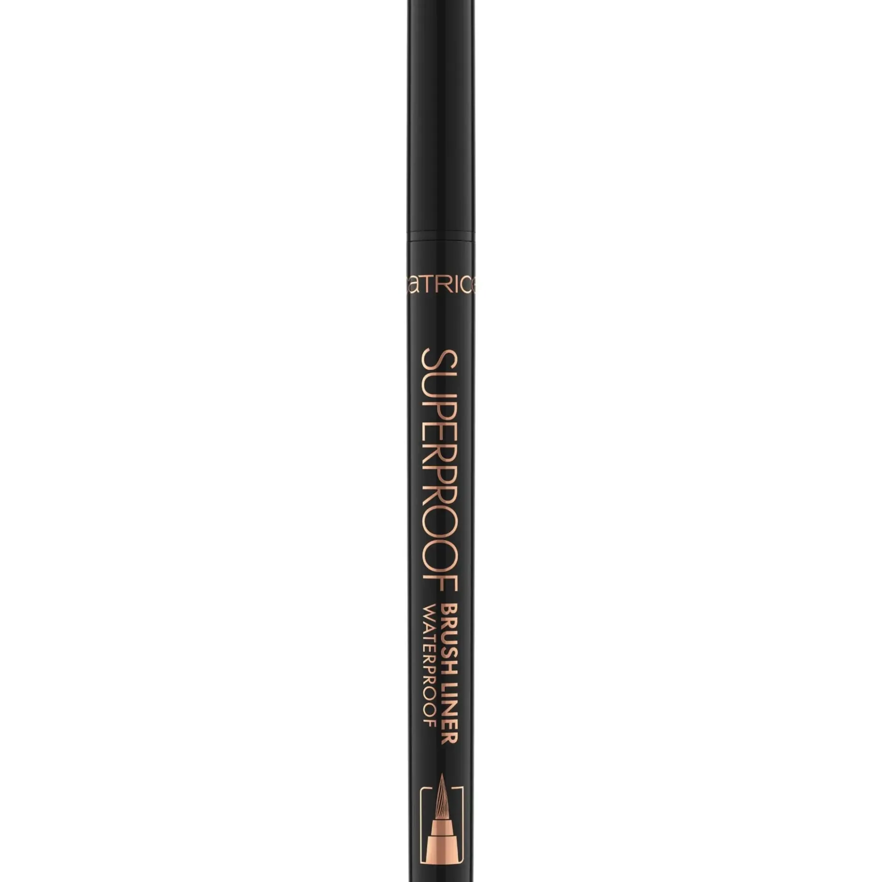 Hot Superproof Brush Liner Waterproof 010 Midnight Black Vegan Eyeliner|Eyeliner