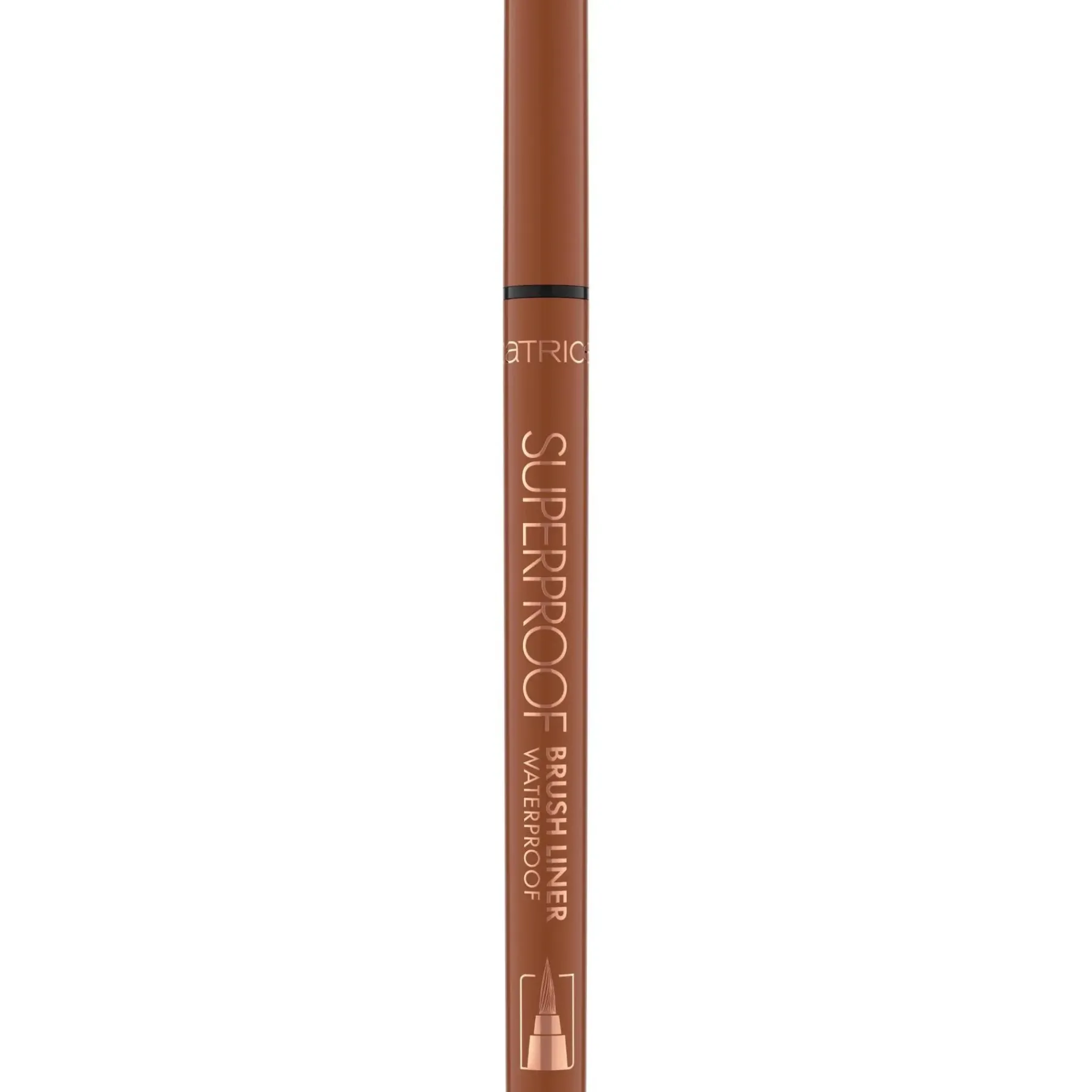 Hot Superproof Brush Liner Waterproof 020 Cocoa Brown Vegan Eyeliner|Eyeliner