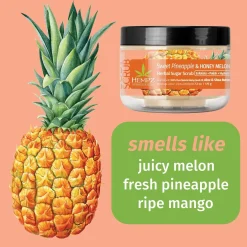 Clearance Sweet Pineapple & Honey Melon Herbal Body Scrub Everything Shower|Körperpeelings