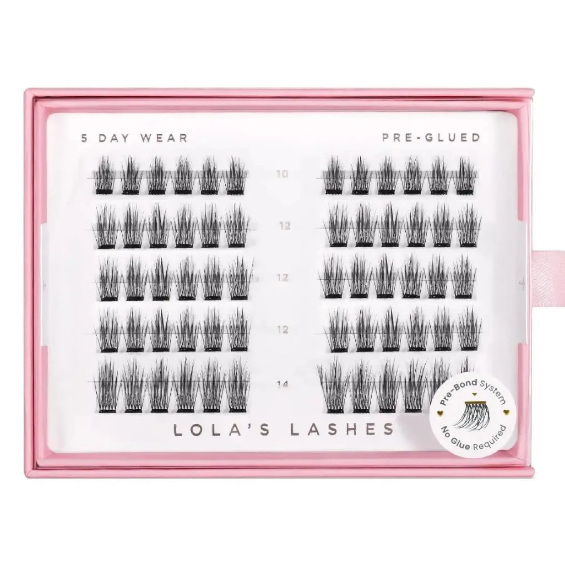 Best Tapered Pre Glued Lashes Künstliche Wimpern