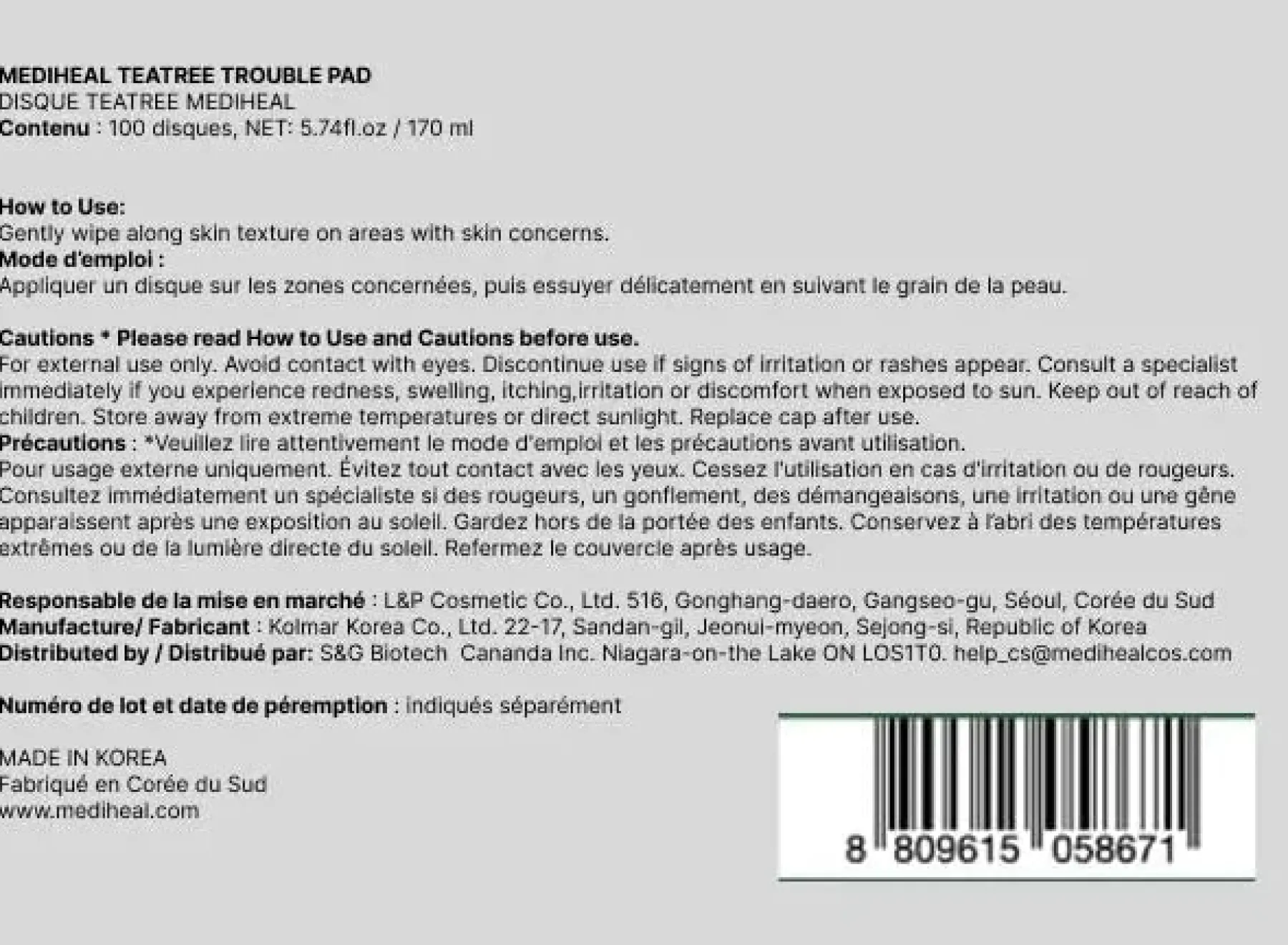 Outlet Teatree Trouble Pad Toner Pads|Vegan Pflege