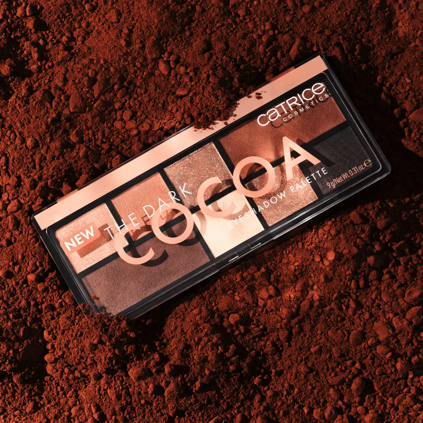 Hot The Dark Cocoa Eyeshadow Palette Lidschatten|Vegane Lidschatten