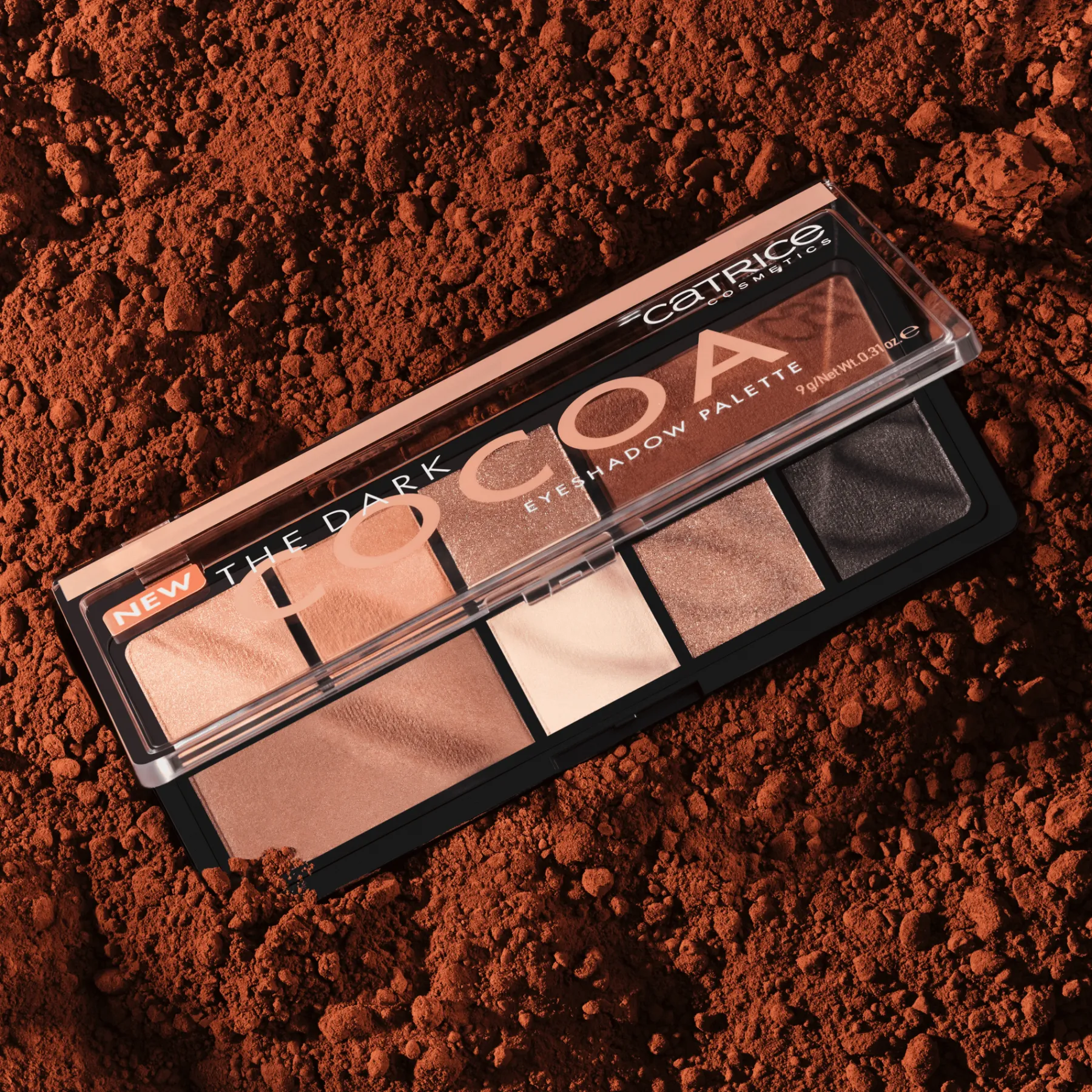 Hot The Dark Cocoa Eyeshadow Palette Lidschatten|Vegane Lidschatten