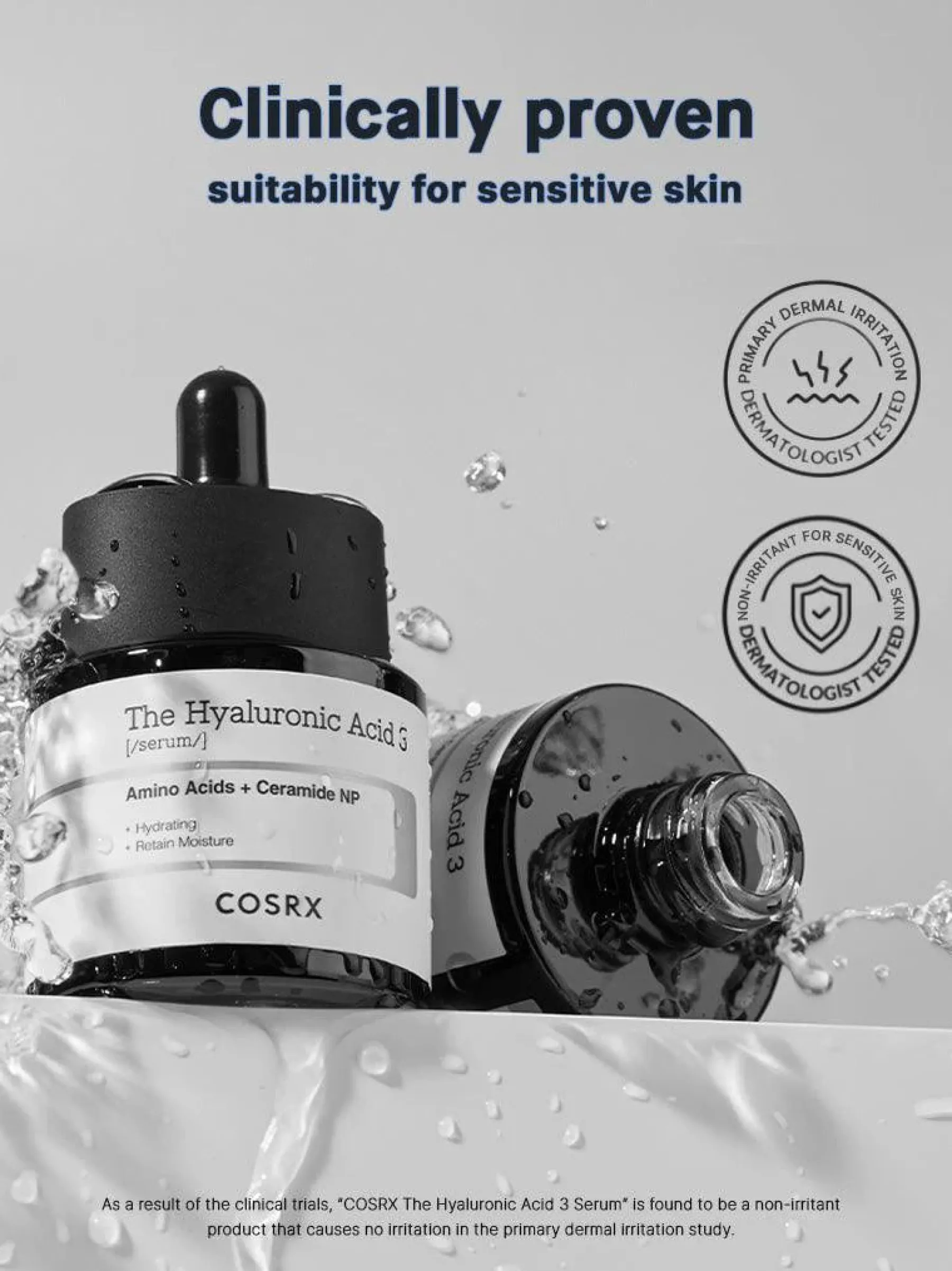 The Hyaluronic Acid 3 Serum Hauptzutat|Feuchtigkeitsspendendes Serum