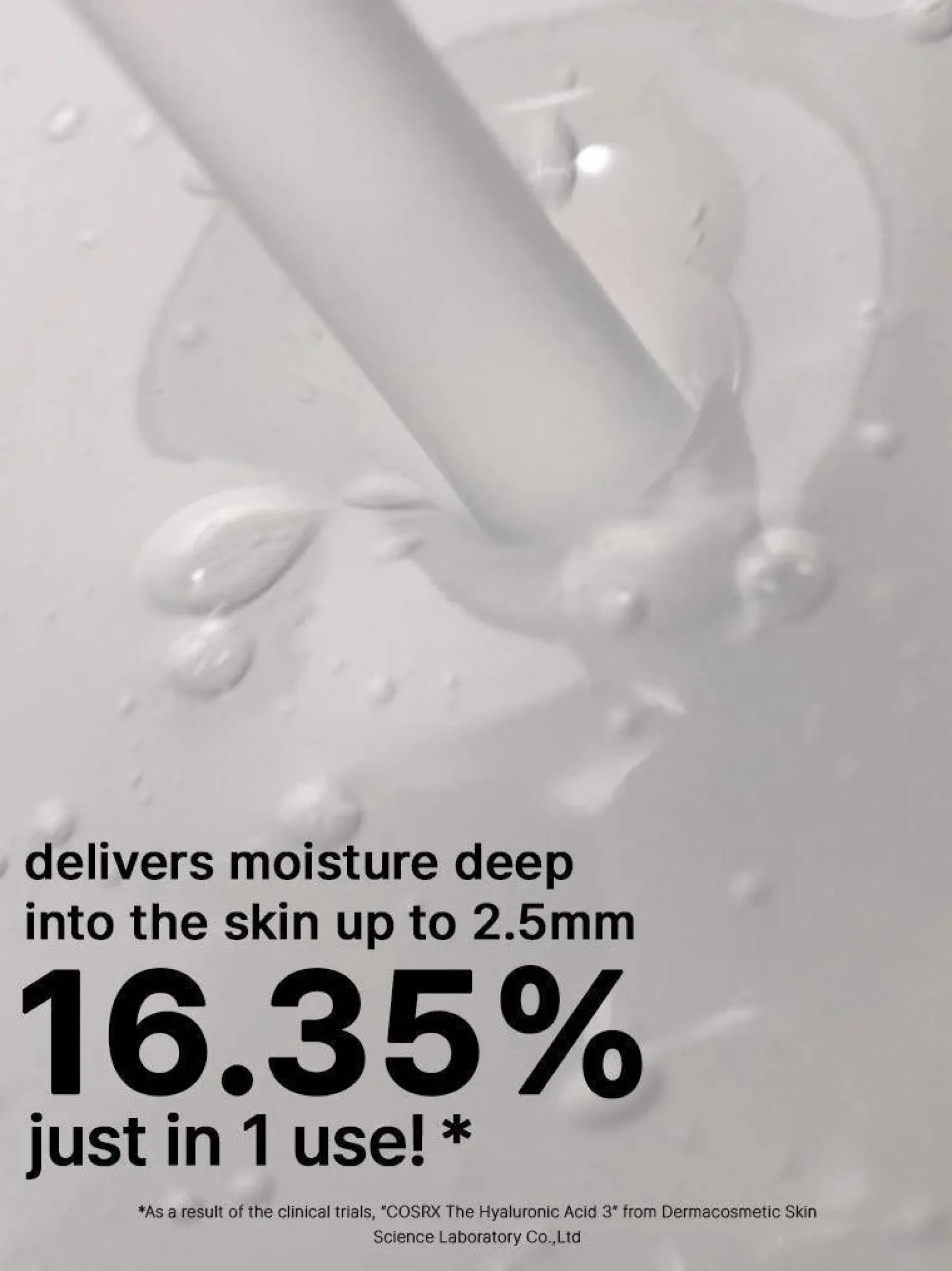 The Hyaluronic Acid 3 Serum Hauptzutat|Feuchtigkeitsspendendes Serum