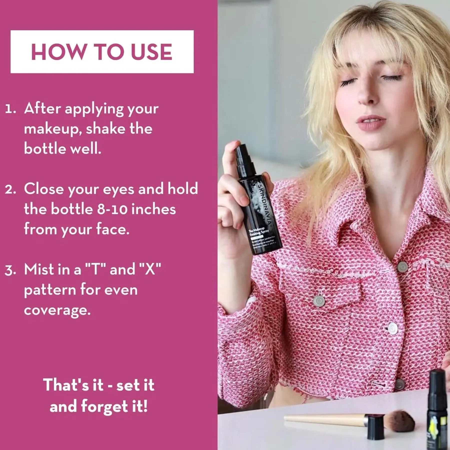 Hot The Makeup Finishing Spray Oil Control Fixier Spray|Setting Spray
