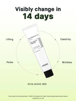 The Retinol 0.1 Cream Hauptzutat|Anti-Unreinheiten-Serum