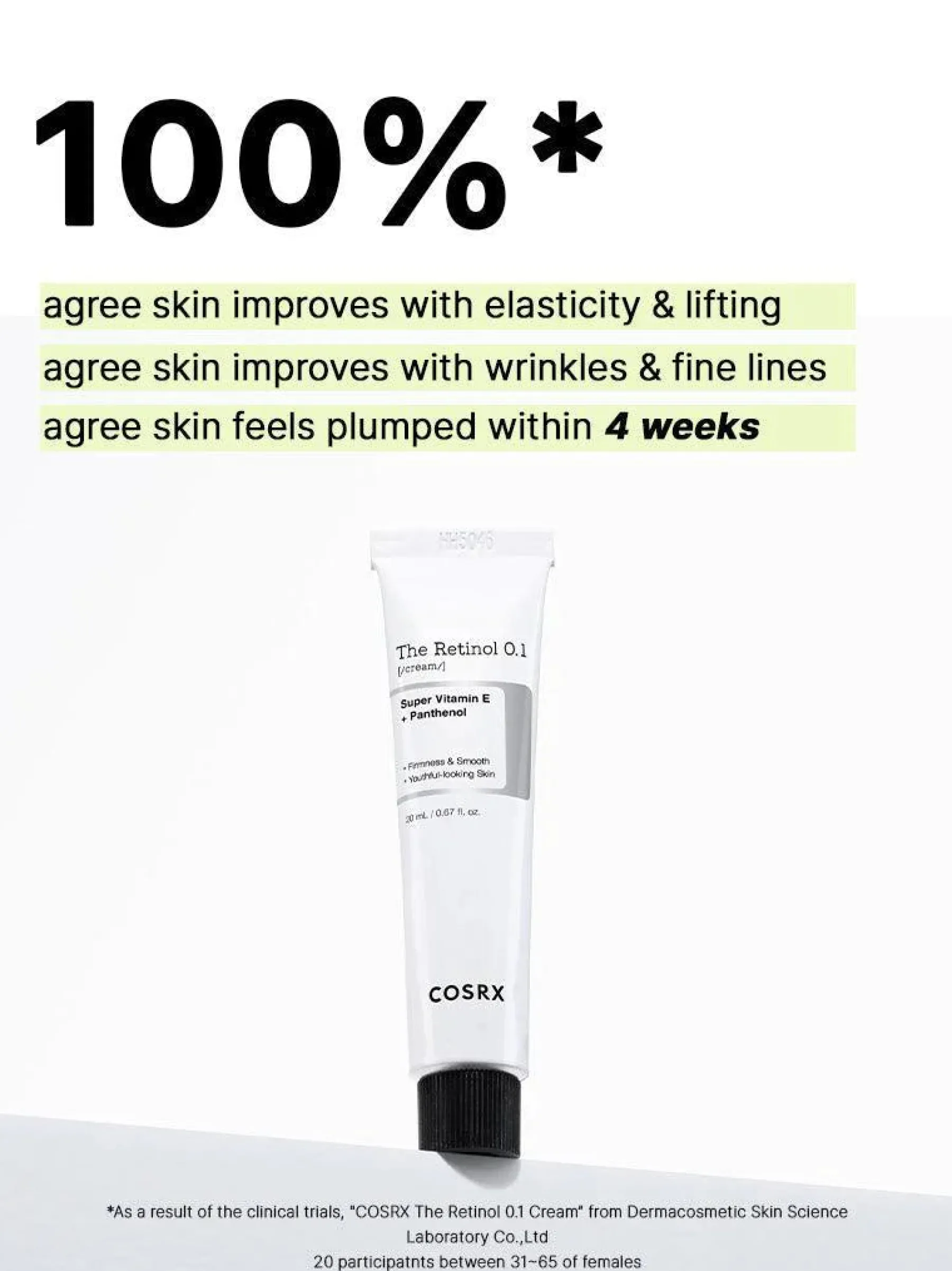 The Retinol 0.1 Cream Hauptzutat|Anti-Unreinheiten-Serum