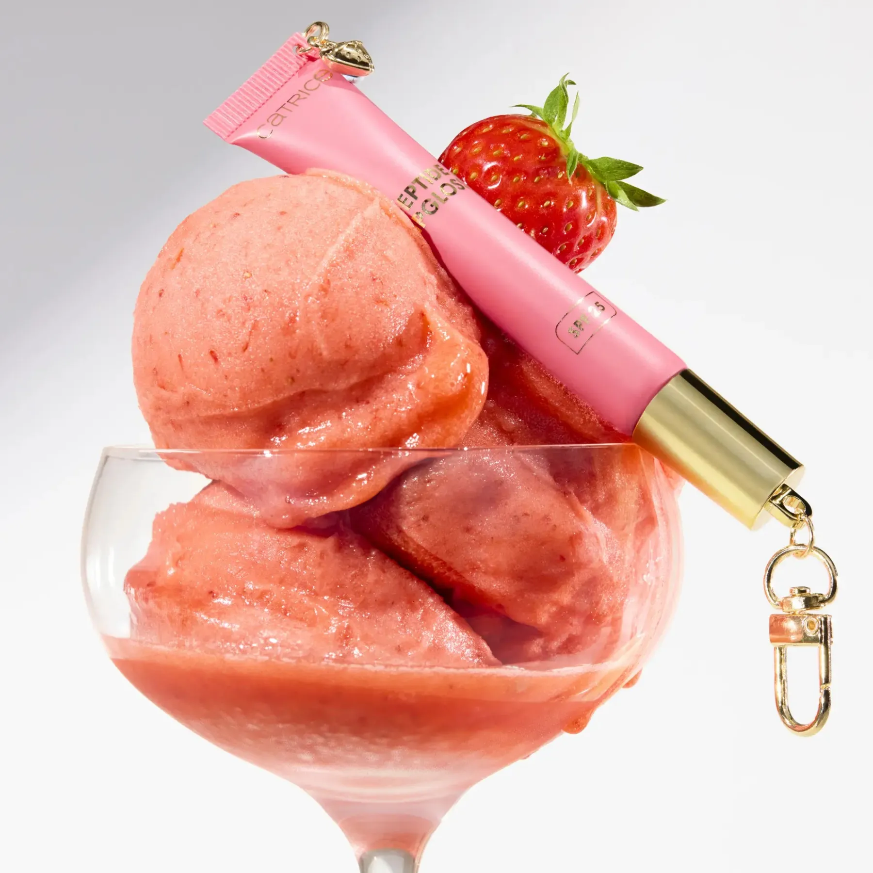 Online The Summer Edit Peptide Lipgloss C01 Strawberry Sorbet Lipgloss|Veganer Lipgloss