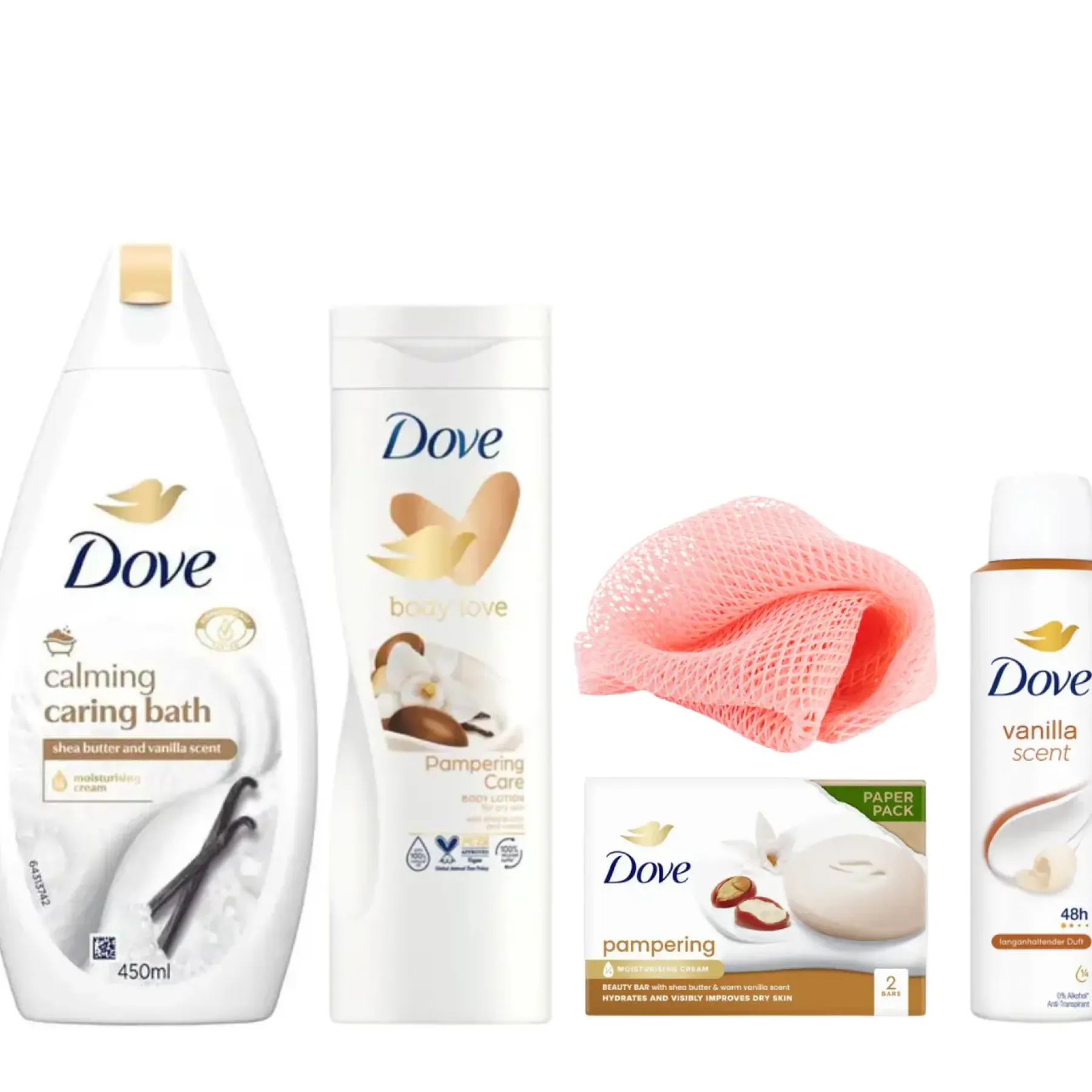 Clearance Tiktok Viral Basic Vanilla Shower Routine Hautpflege-Routinen & Sets|Scent Layering Vanilla