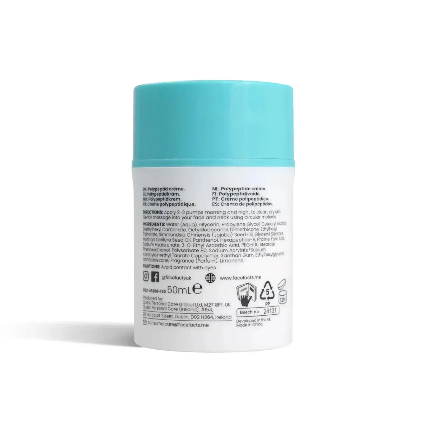 Clearance Tinted Skincare Polypeptide Fusion Cream Vegan Pflege|Feuchtigkeitscremes
