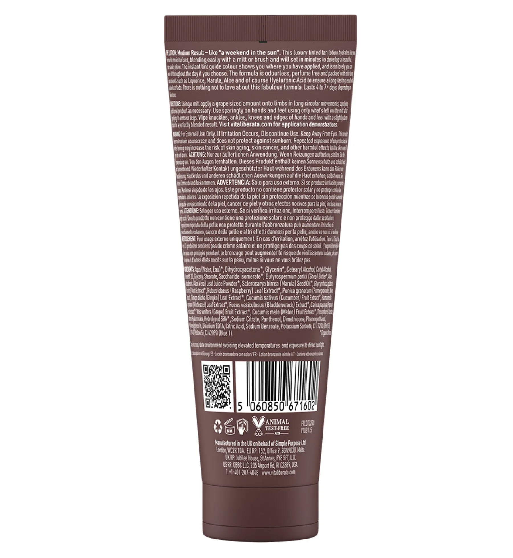 Outlet Tinted Tanning Lotion Medium Vegan Tanning
