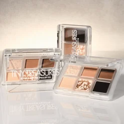 Discount Tiny Treasures Eyeshadow Palette 010 Everyday Essentials Lidschatten|Vegane Lidschatten