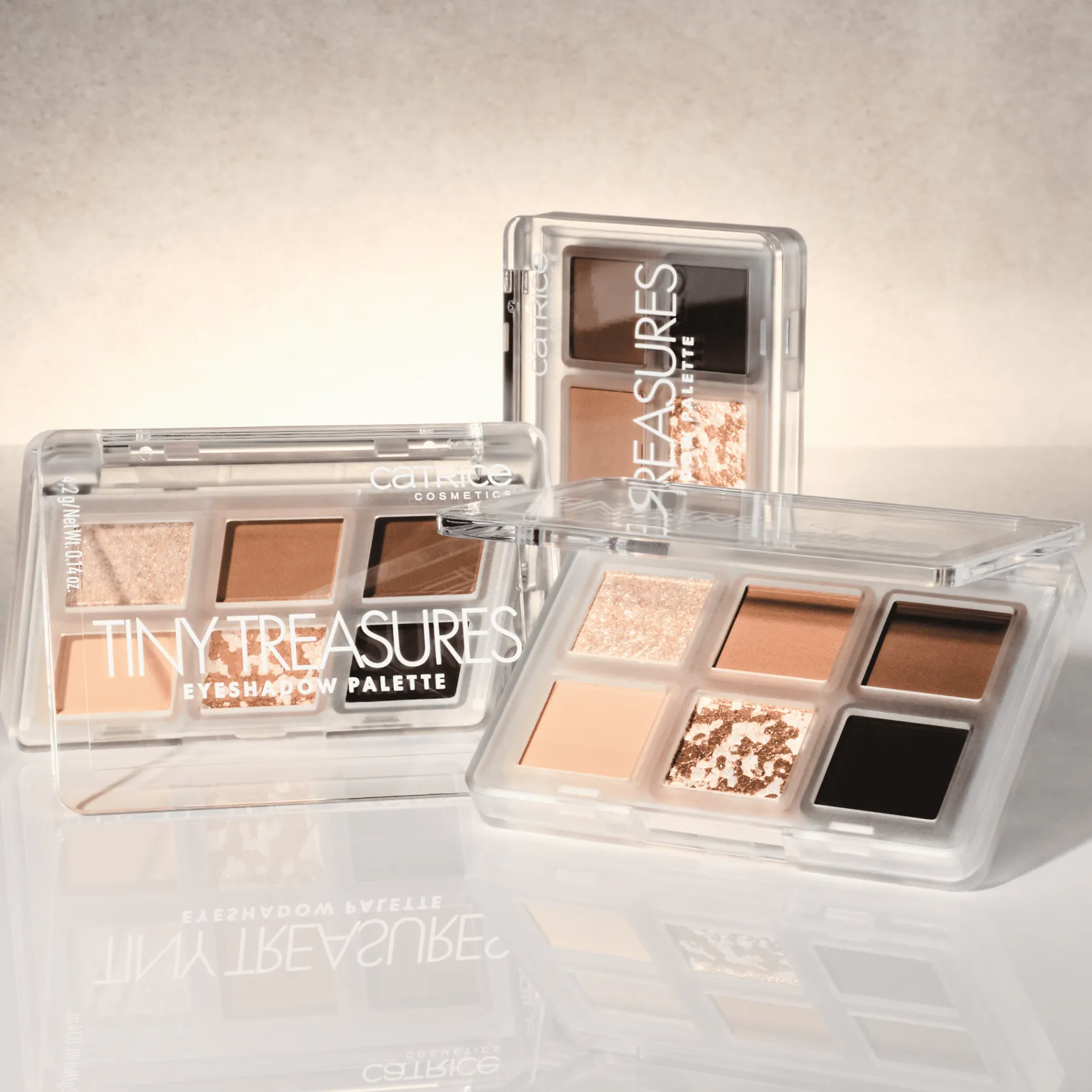 Discount Tiny Treasures Eyeshadow Palette 010 Everyday Essentials Lidschatten|Vegane Lidschatten