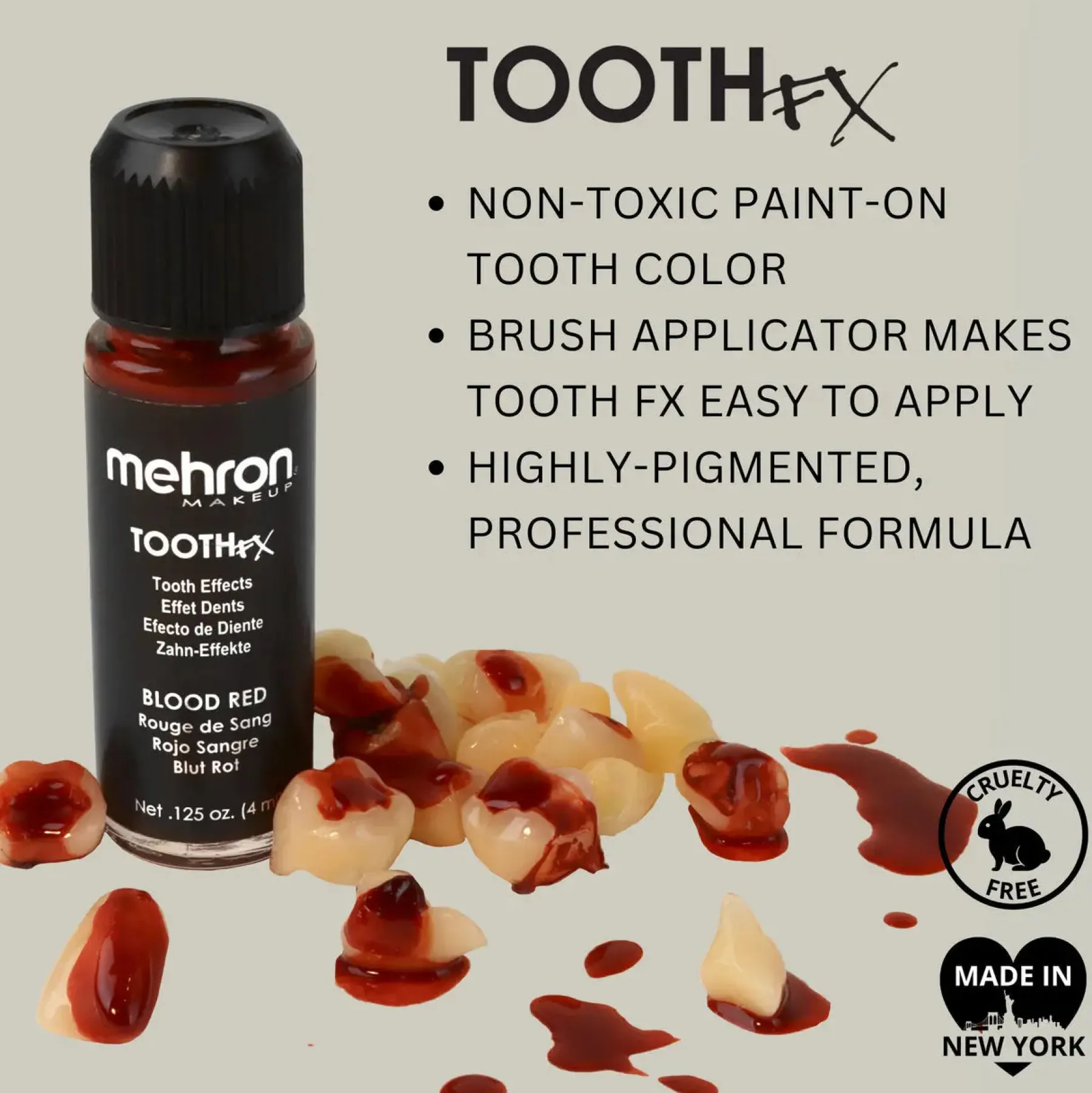 Best Tooth FX Blood Red Spezialeffekte Make-Up