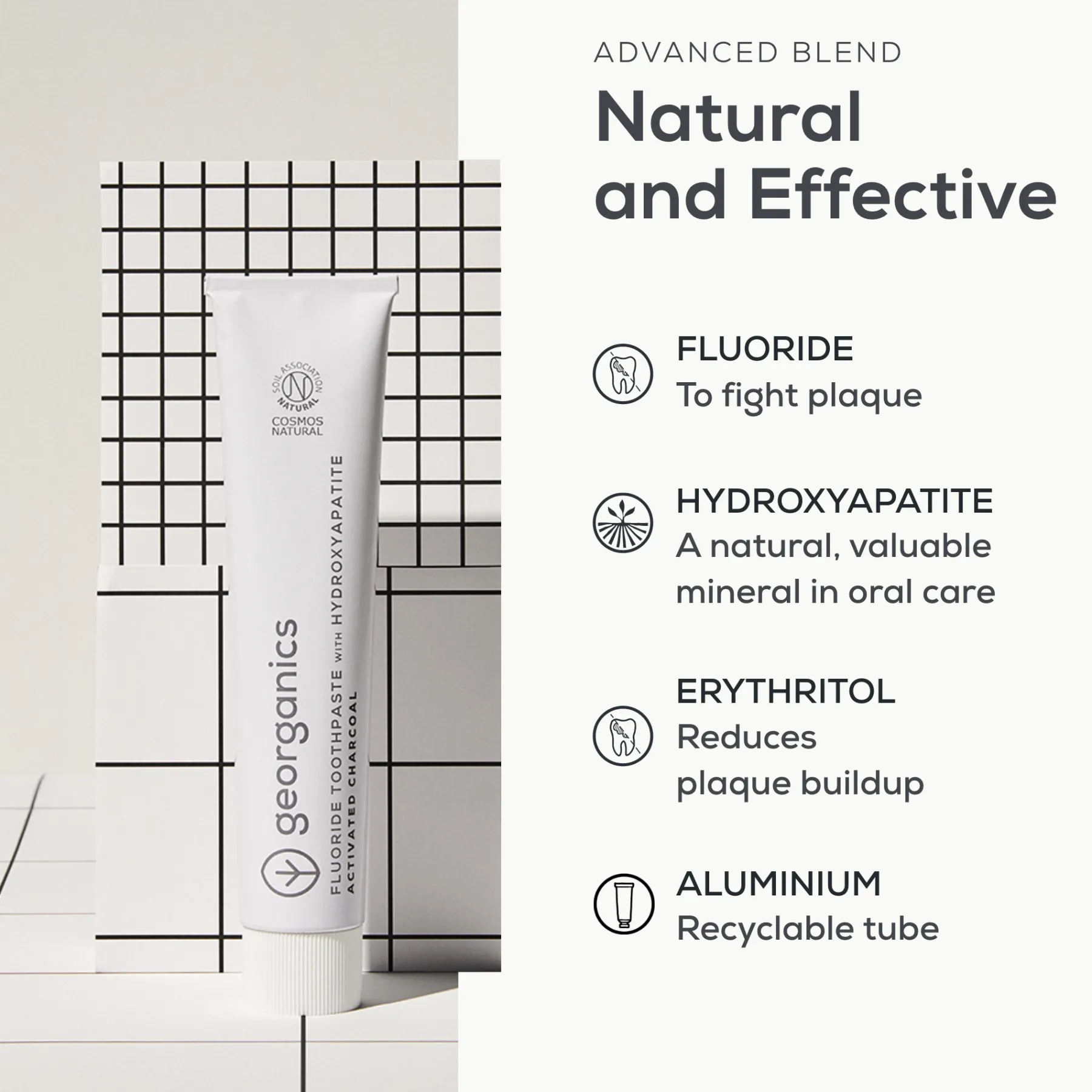 Toothpaste Activated Charcoal Vegan Pflege|Zahnpasta