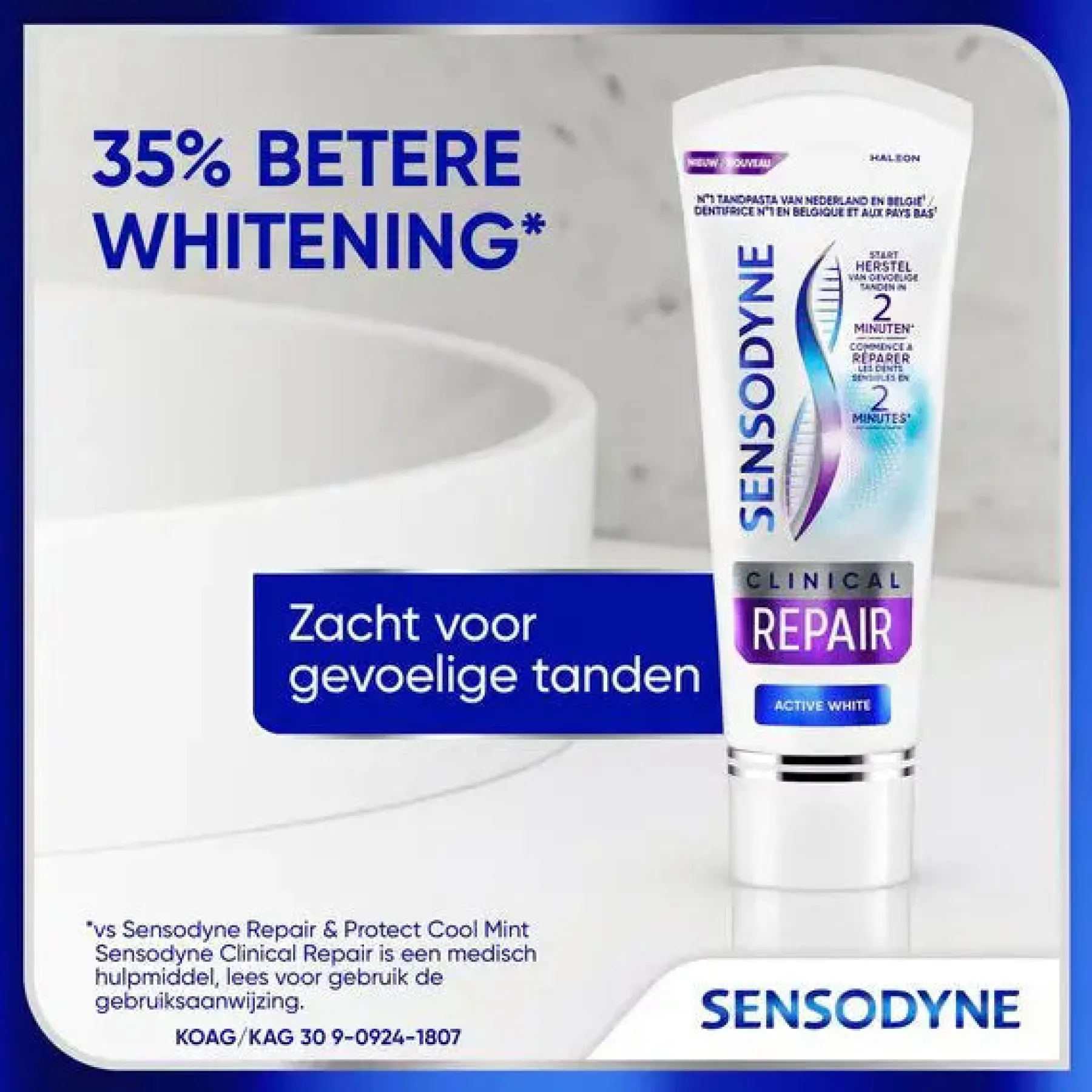Sale Toothpaste Clinical Repair Active White Vegan Pflege|Zahnpasta