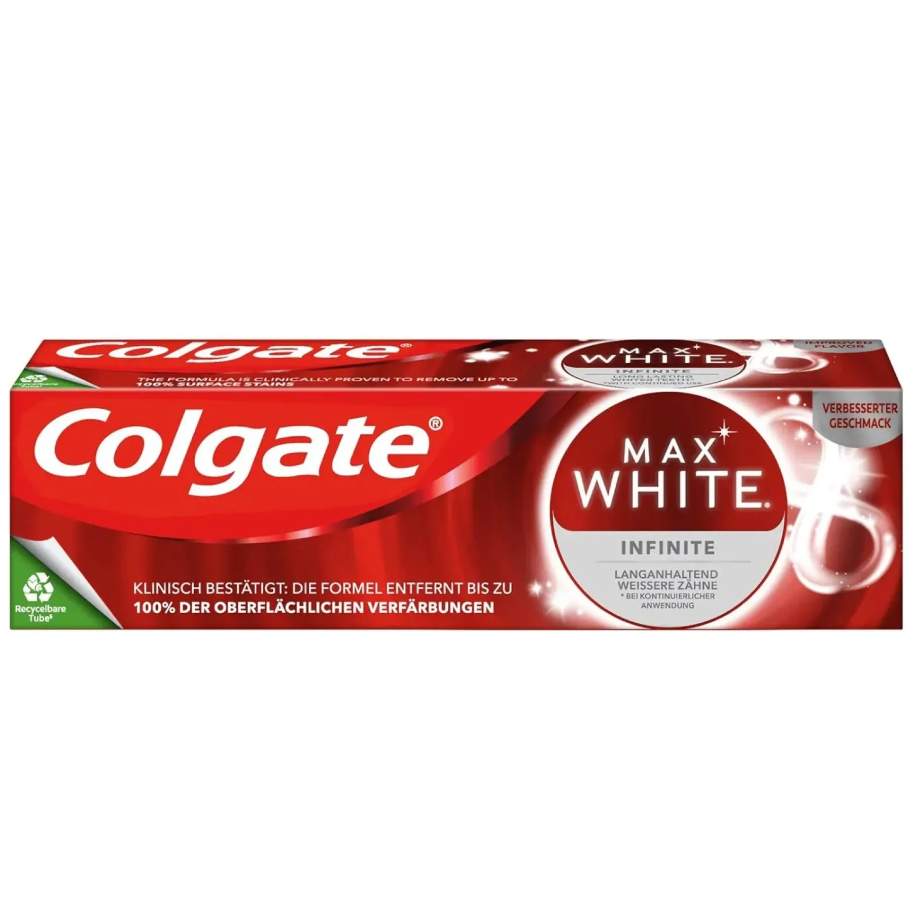 New Toothpaste Max White Infinite Vegan Pflege|Zahnpasta