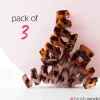 Online Tortoiseshell Claw Clips 3 Pack Haarspangen & -Clips