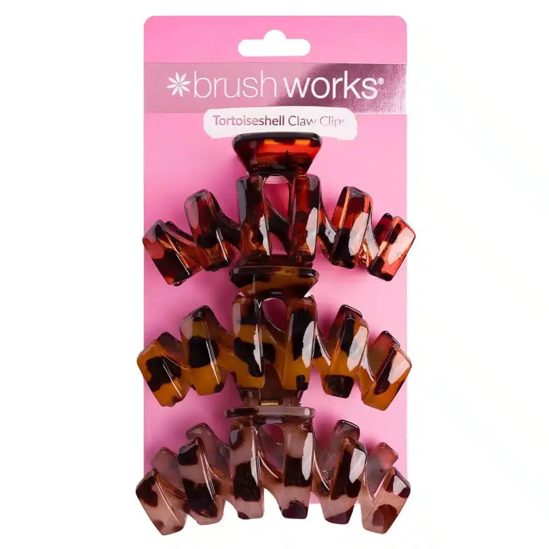 Online Tortoiseshell Claw Clips 3 Pack Haarspangen & -Clips