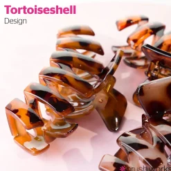 Online Tortoiseshell Claw Clips 3 Pack Haarspangen & -Clips