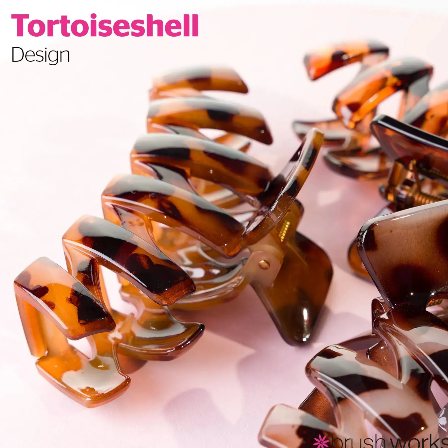 Online Tortoiseshell Claw Clips 3 Pack Haarspangen & -Clips