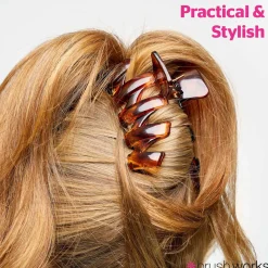 Online Tortoiseshell Claw Clips 3 Pack Haarspangen & -Clips