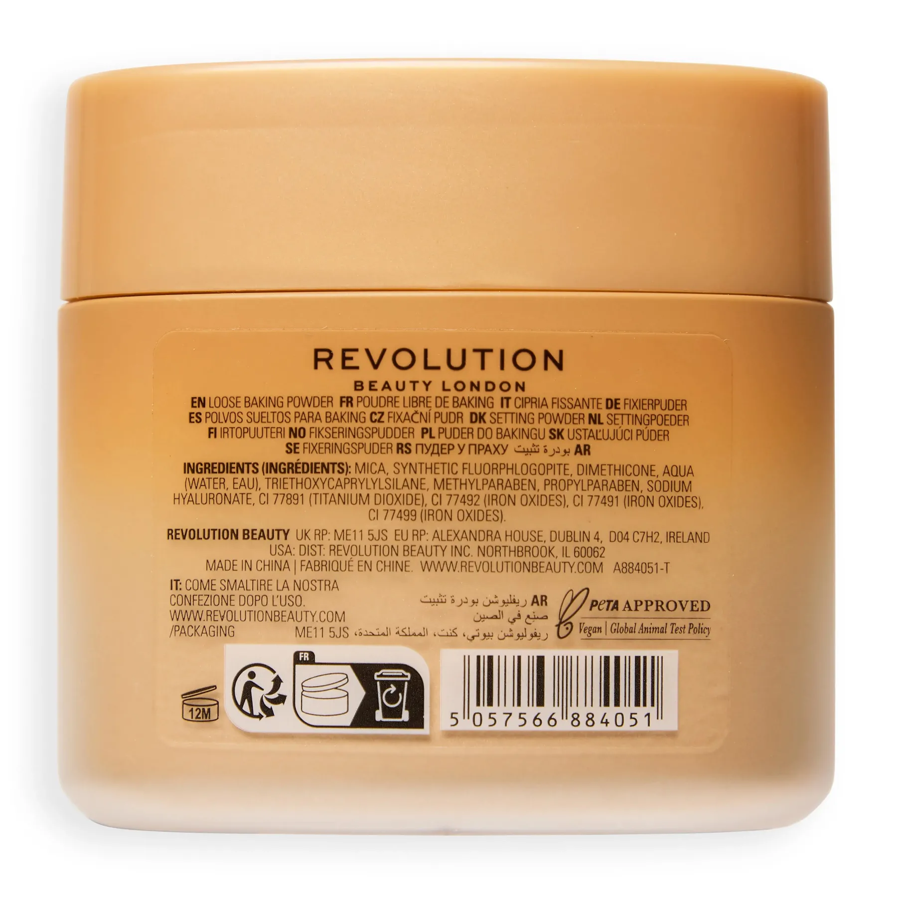 Translucent Glow Loose Baking Powder Make-Up Puder|Vegane Makeup Puder