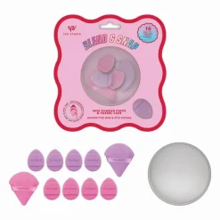 Clearance Triangle Mini Powder Puff Set Tön Mehr|Make-Up Schwämme