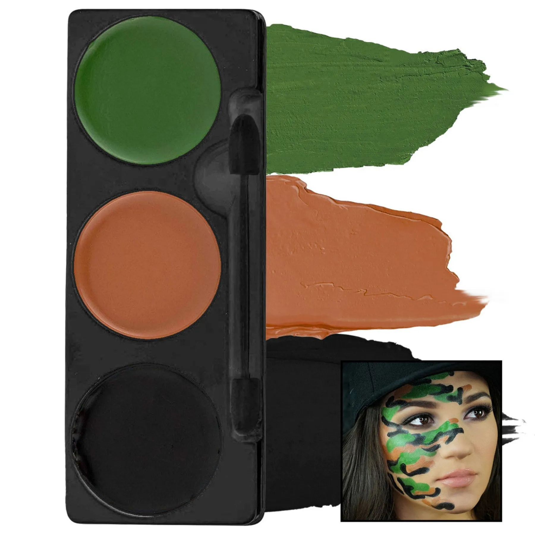 Best Tri-Color Makeup Palette Camouflage Spezialeffekte Make-Up
