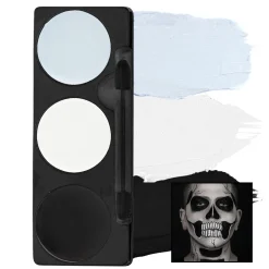 Tri-Color Makeup Palette Skeleton Spezialeffekte Make-Up