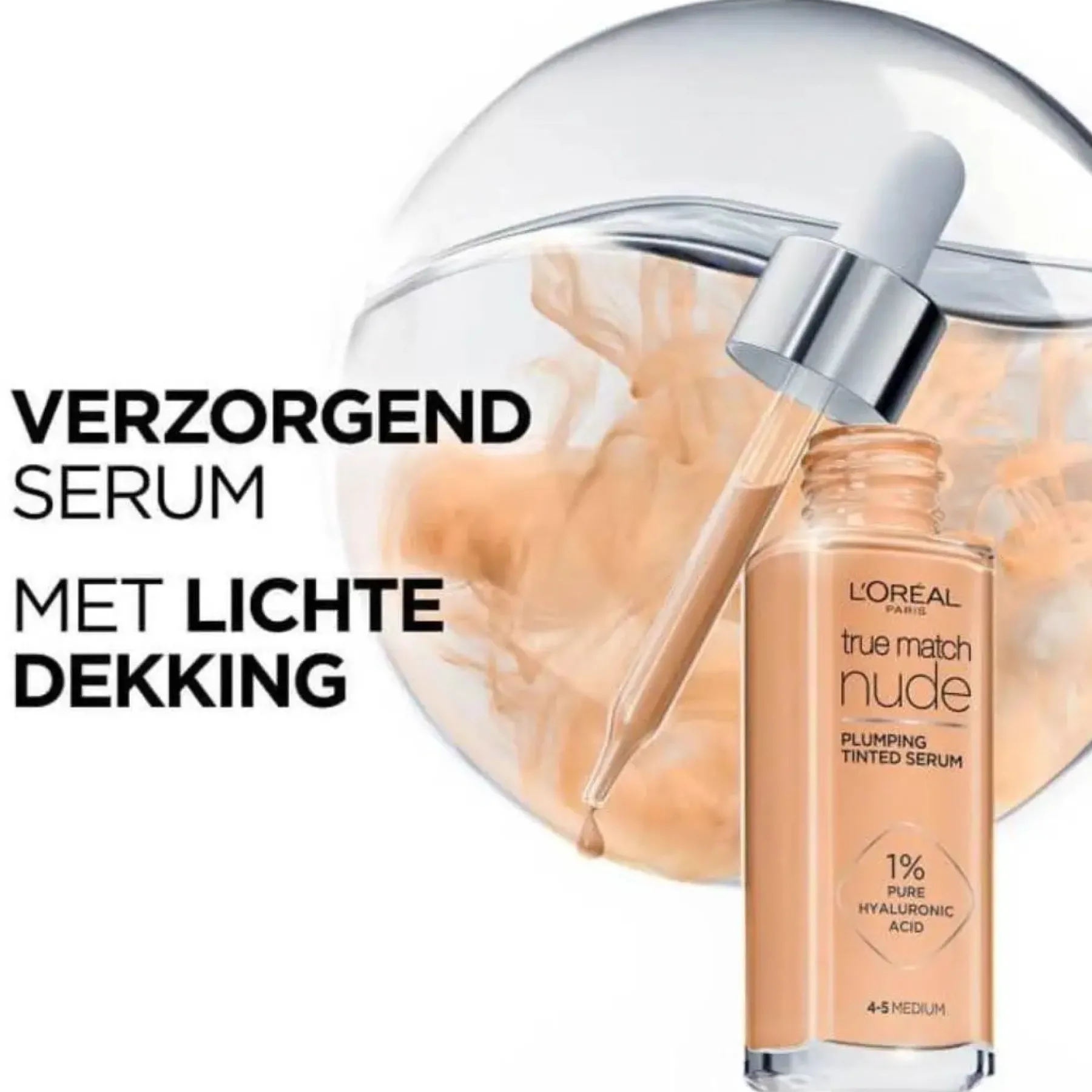 Hot True Match Nude Plumping Tinted Serum Foundation