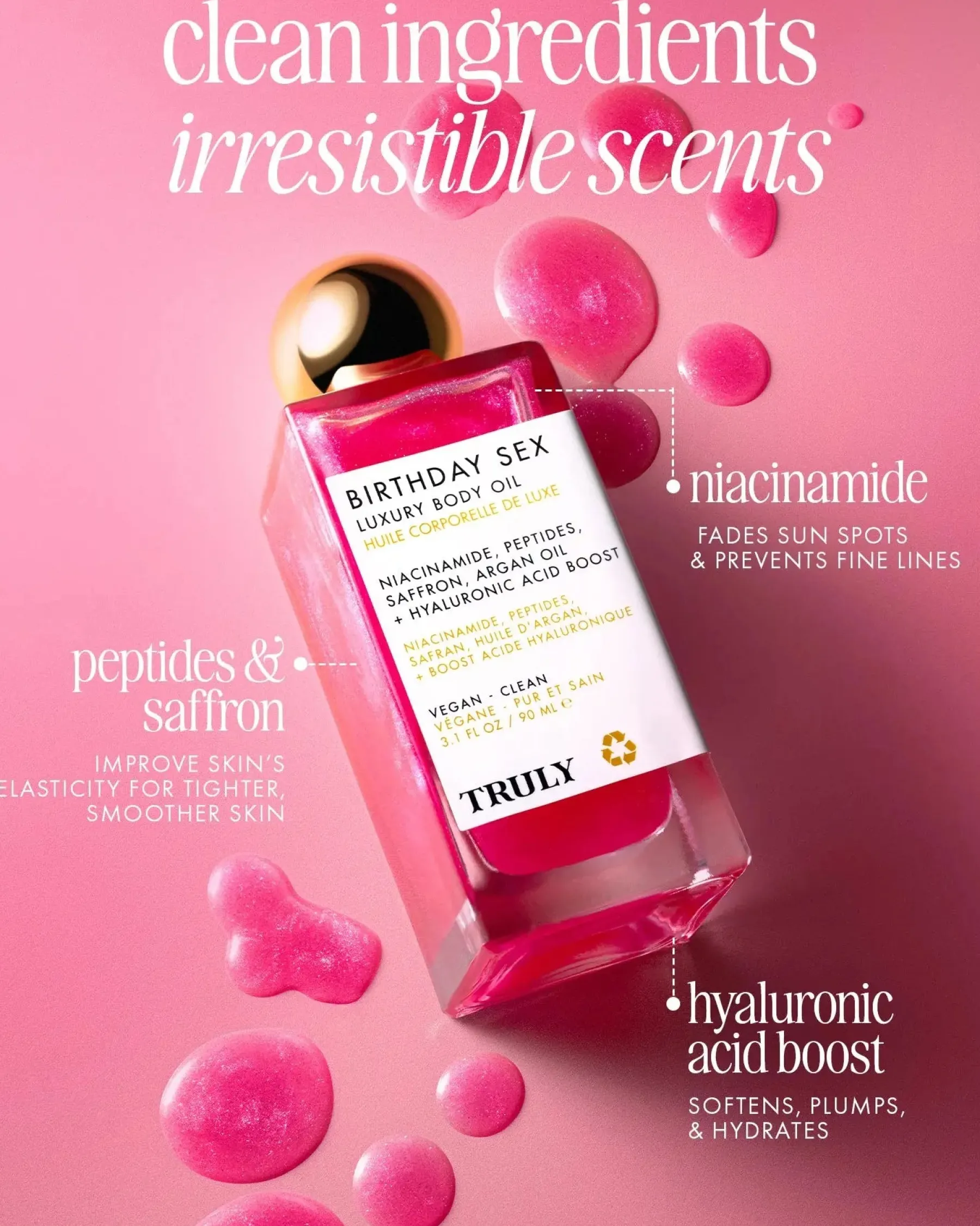 New Birthday Sex Luxury Body Oil Hauptzutat|Everything Shower