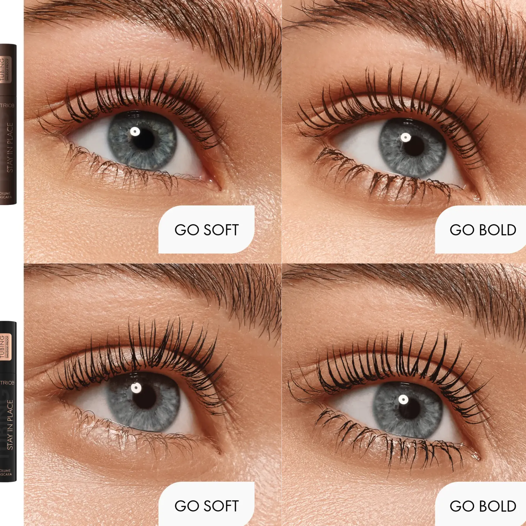 Best Tubing Stay In Place Volume Mascara 020 Panda-Proof Brown Mascara