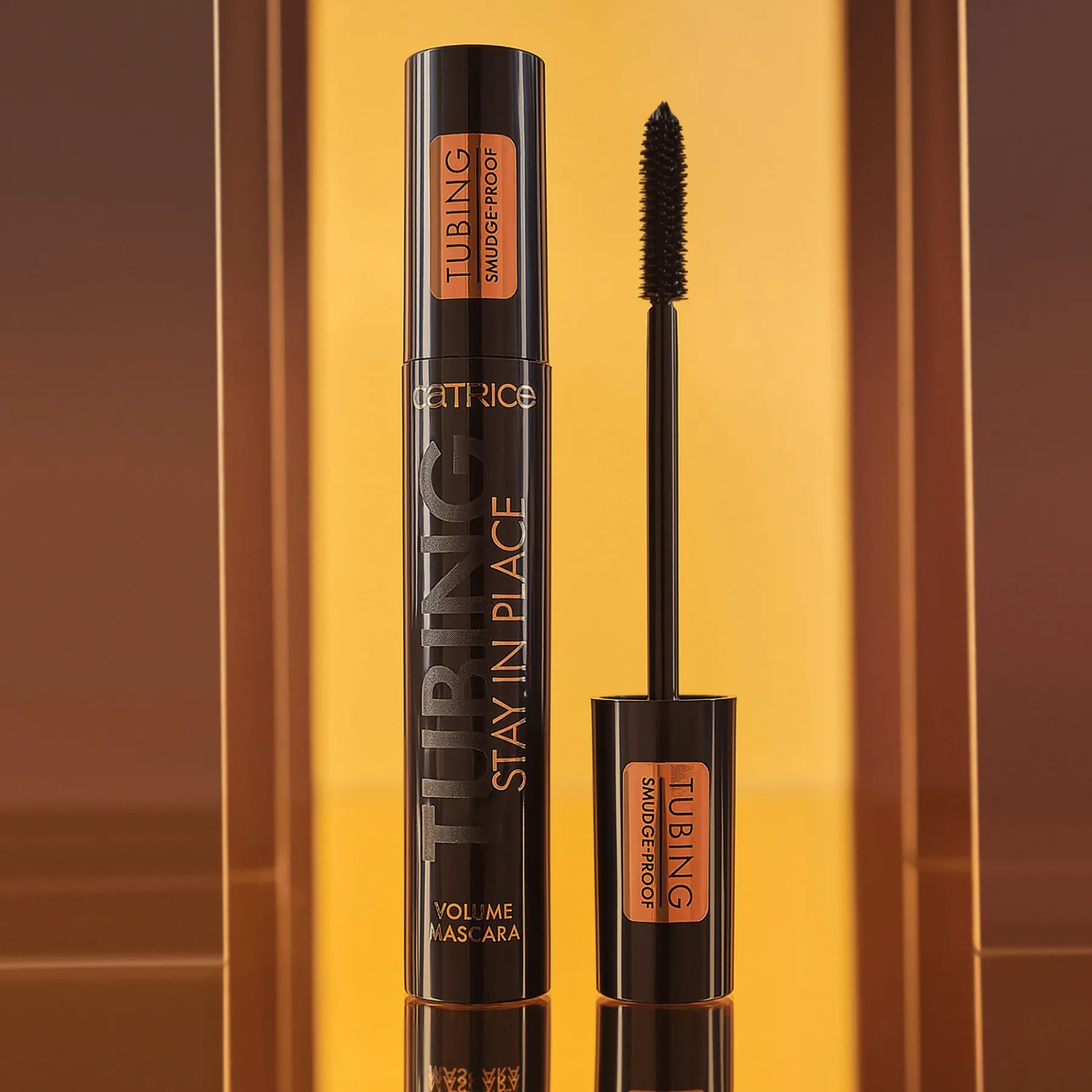 New Tubing Stay In Place Volume Mascara 010 Panda-Proof Black Mascara|Vegan Mascara