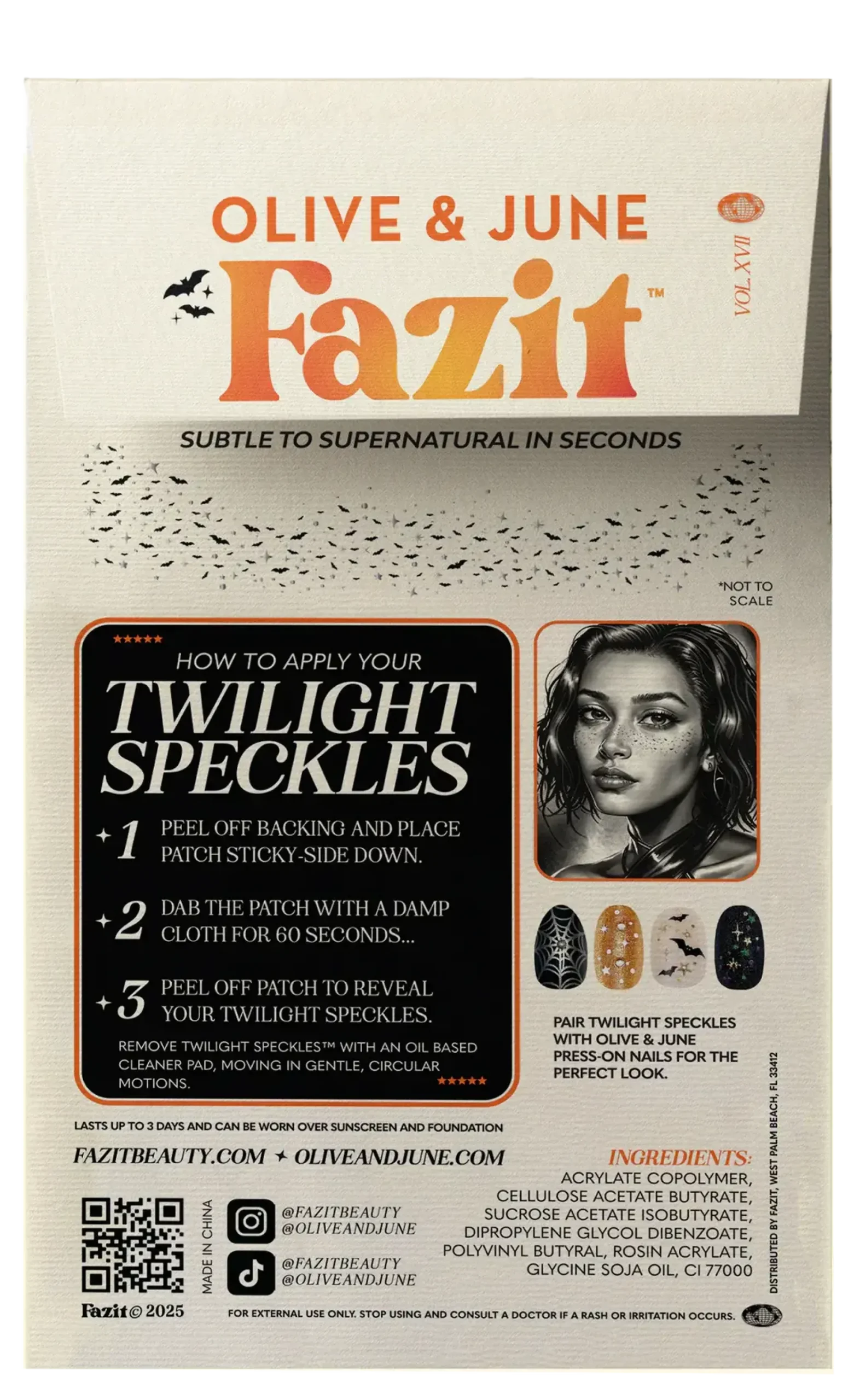 Discount Twilight Speckles Face Jewels