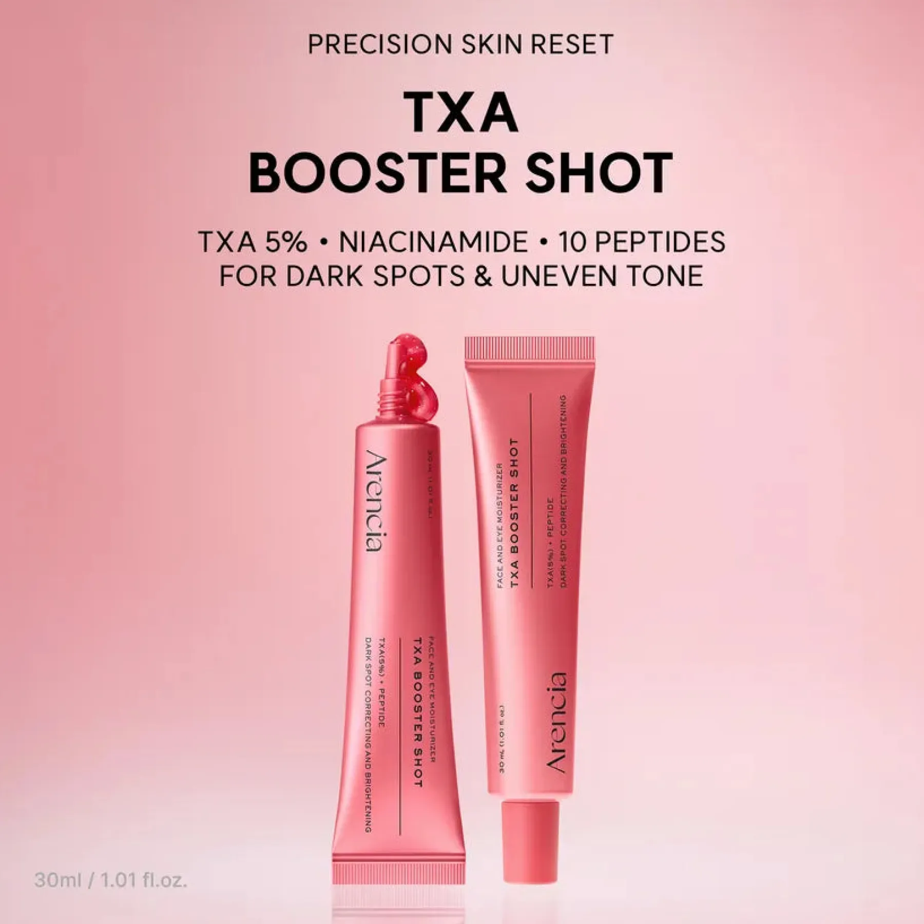 New TXA Booster Shot Hauptzutat|Vegan Pflege