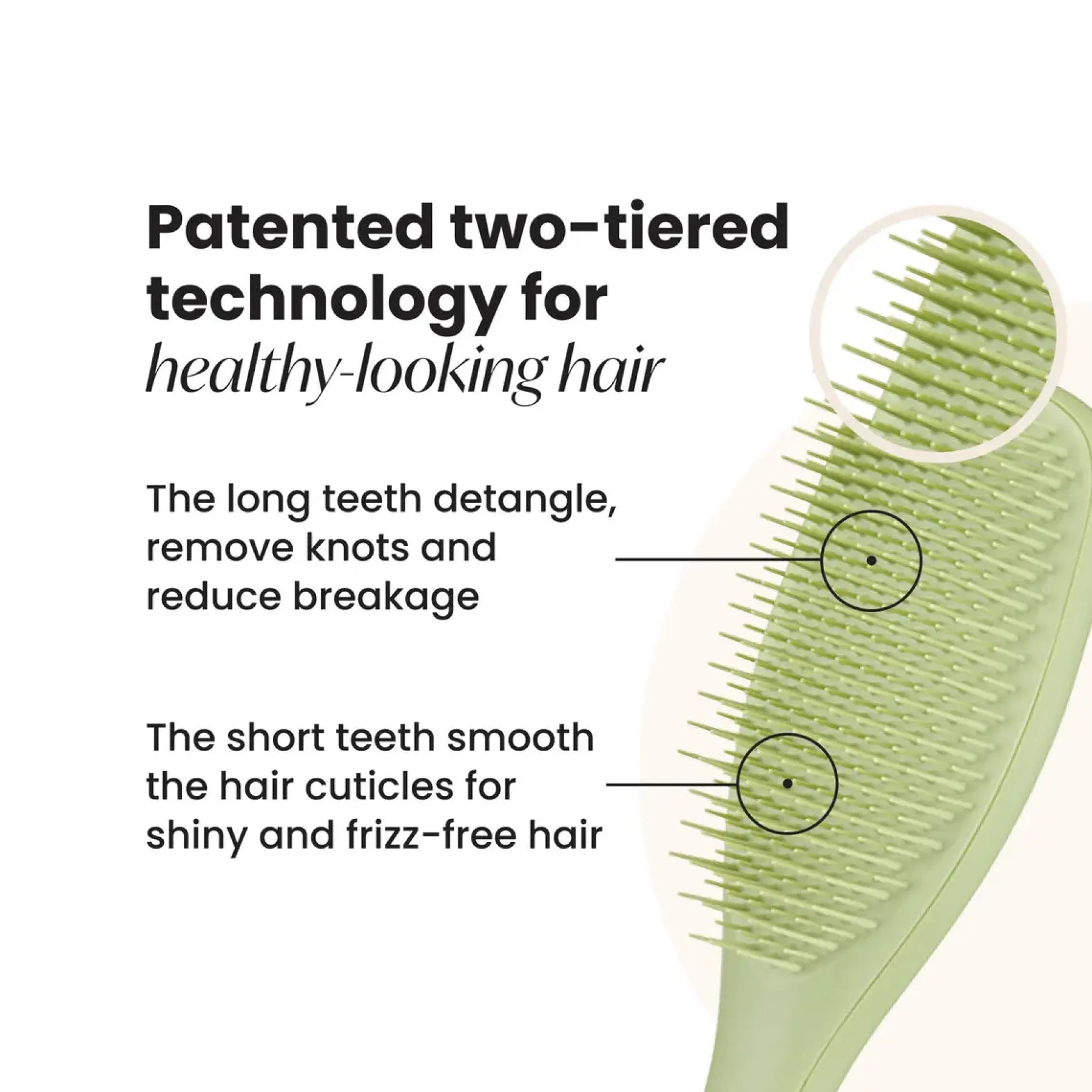 Online Ultimate Detangler Matte Olive Green Curly & Coily Accessories|Haarprobleem