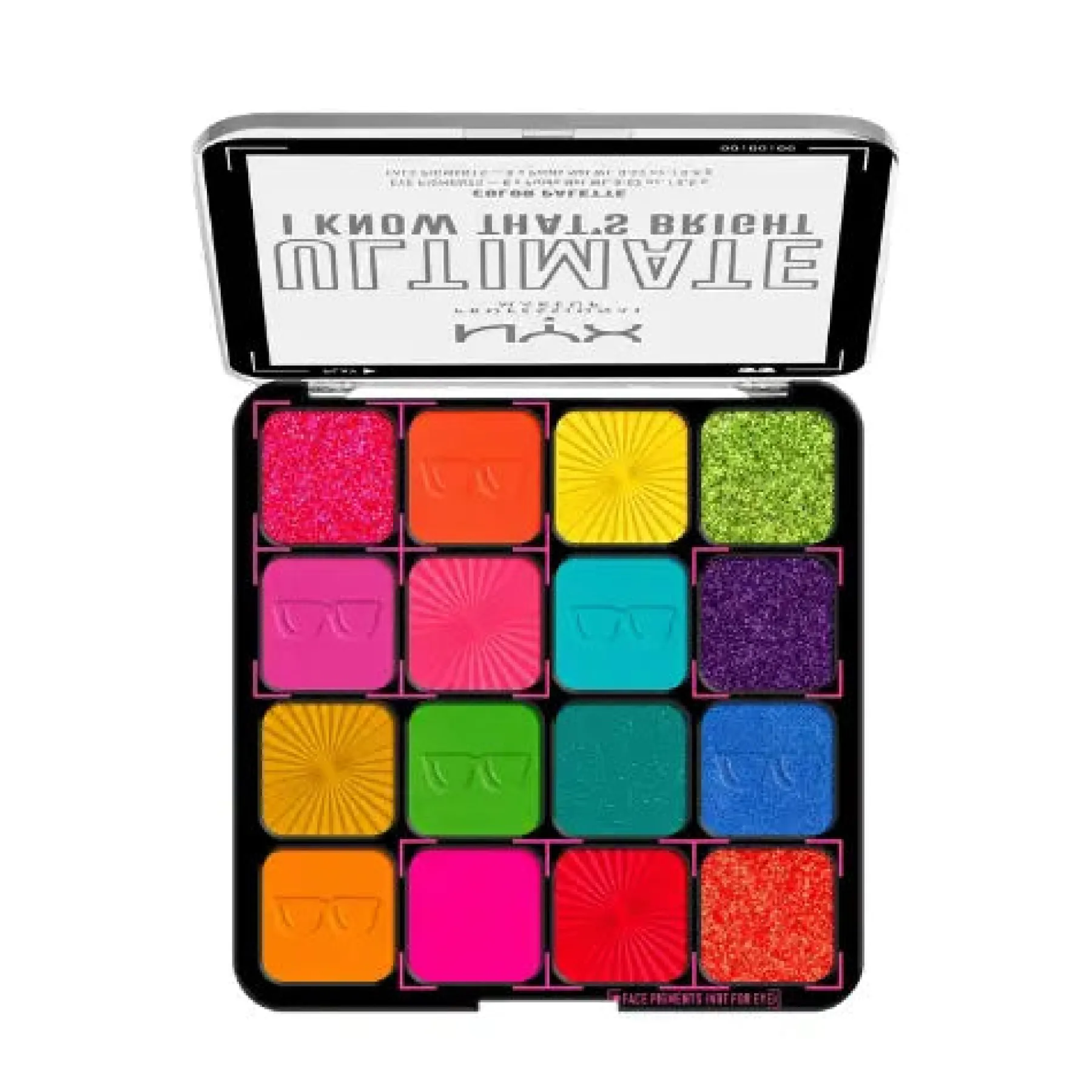 Ultimate Shadow Palette 16 Pan I Know That's Bright Lidschatten|Vegane Lidschatten