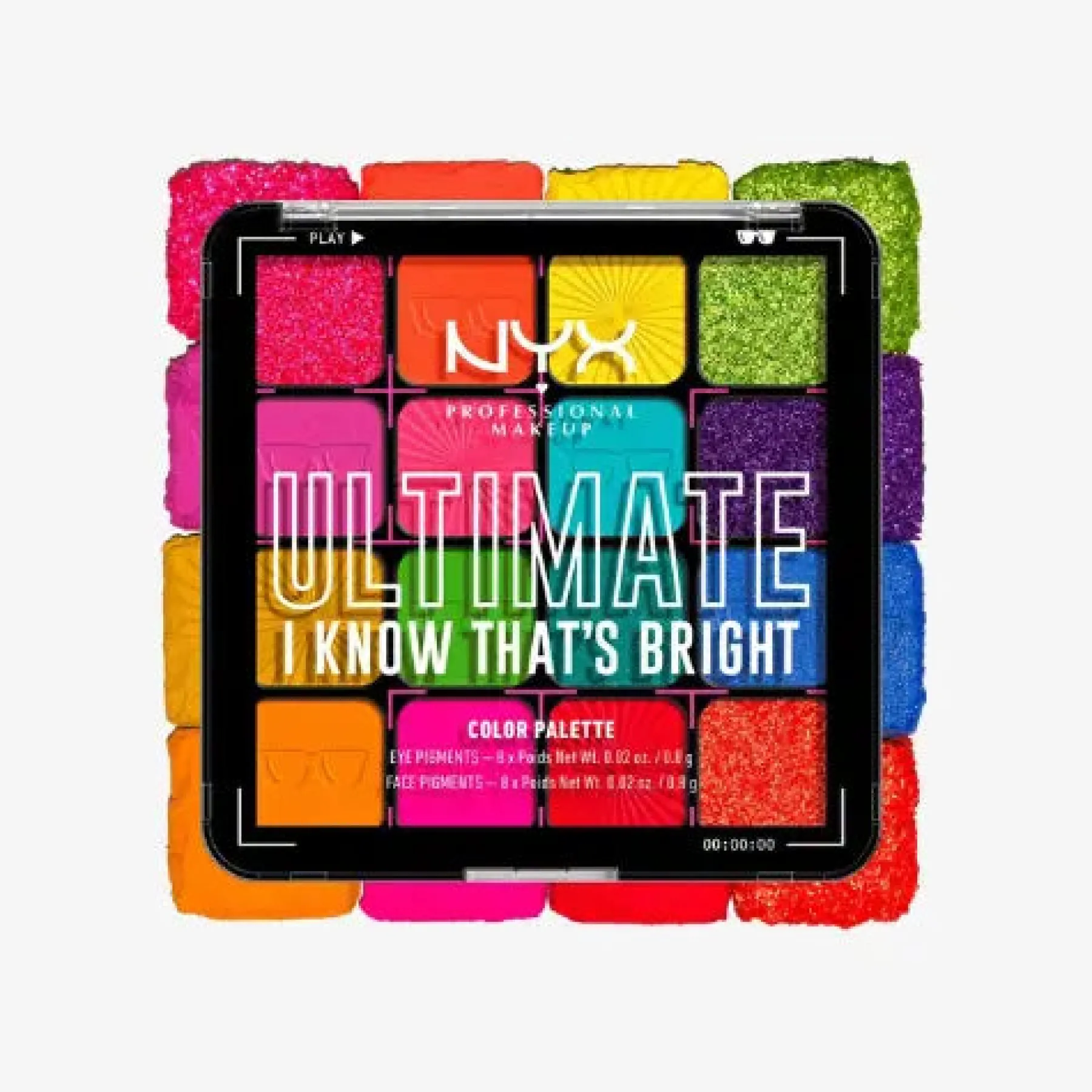 Ultimate Shadow Palette 16 Pan I Know That's Bright Lidschatten|Vegane Lidschatten