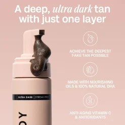 Online Ultra Dark Self Tanning Mousse Vegan Tanning|Tanning Mousse