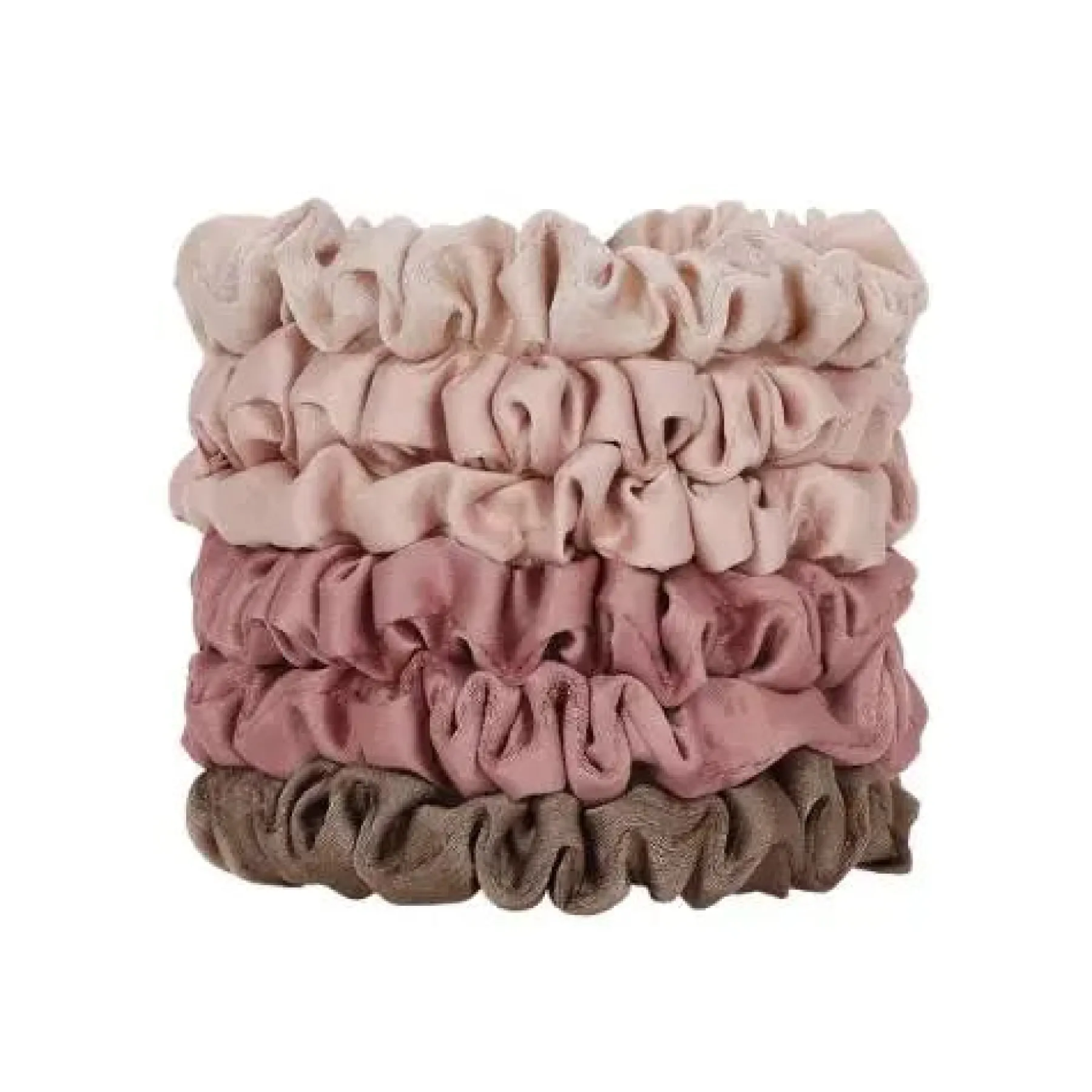 Outlet Ultra Petite Satin Scrunchies Terracotta Haarpflege-Routinen & Sets|Haarprobleem