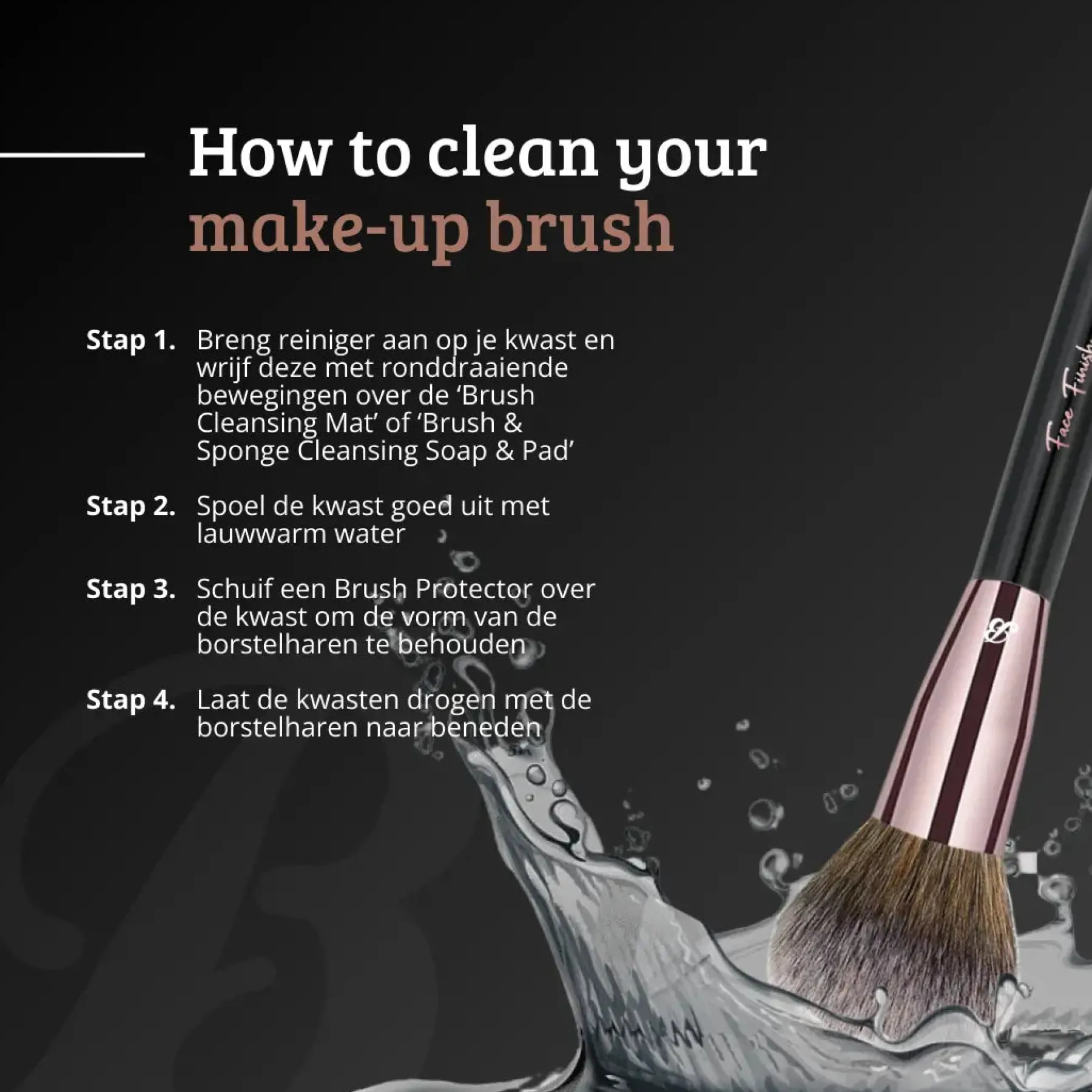 Hot UP12 Face Finish Brush Tön Mehr